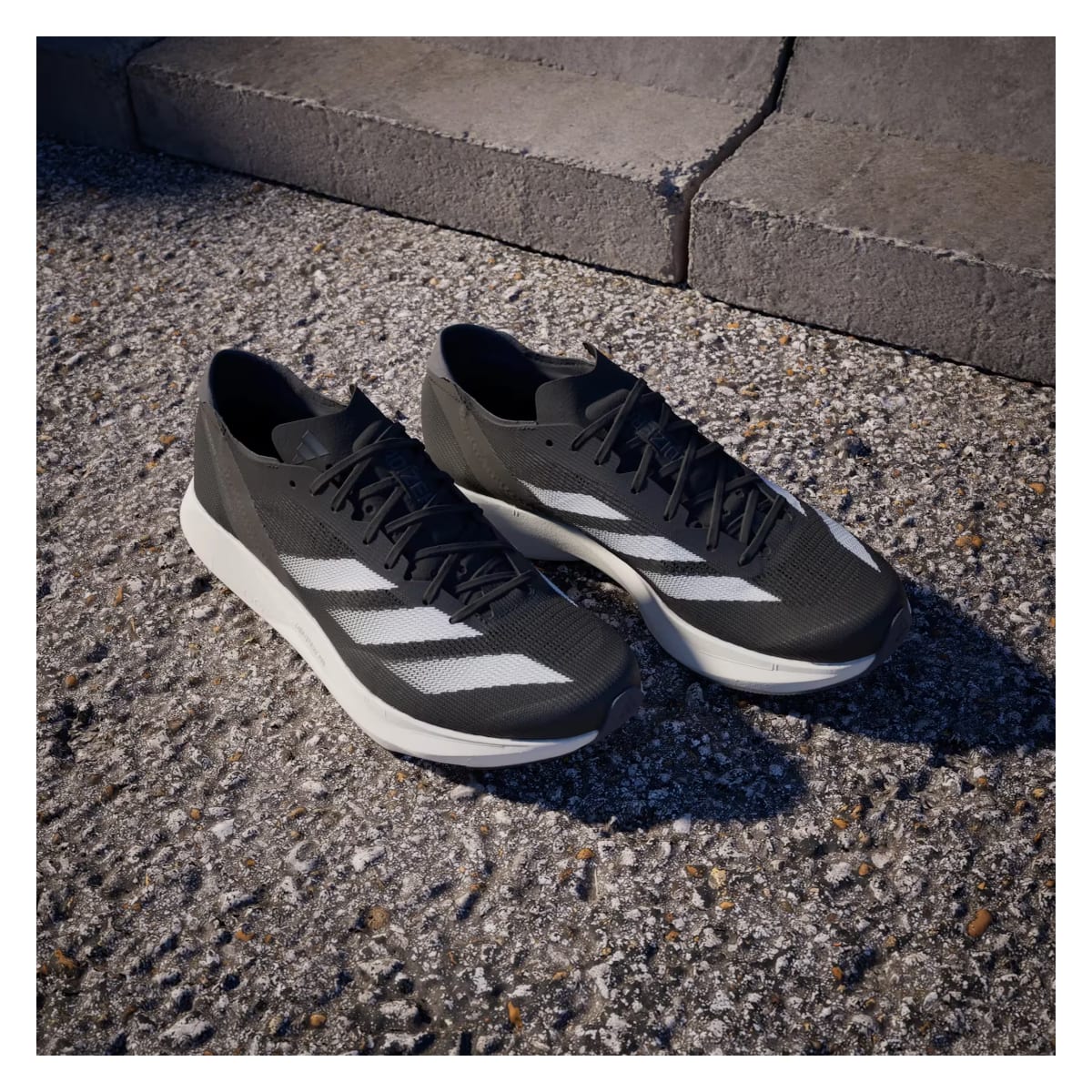 adidas Adizero Takumi Sen 10 Core Black Cloud White Grey Five