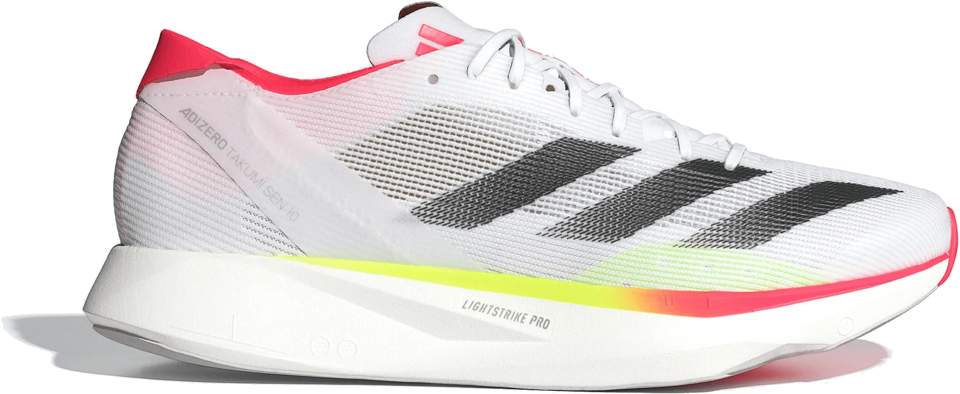 adidas Adizero Takumi Sen 10 Footwear White Core Black Lucid Red