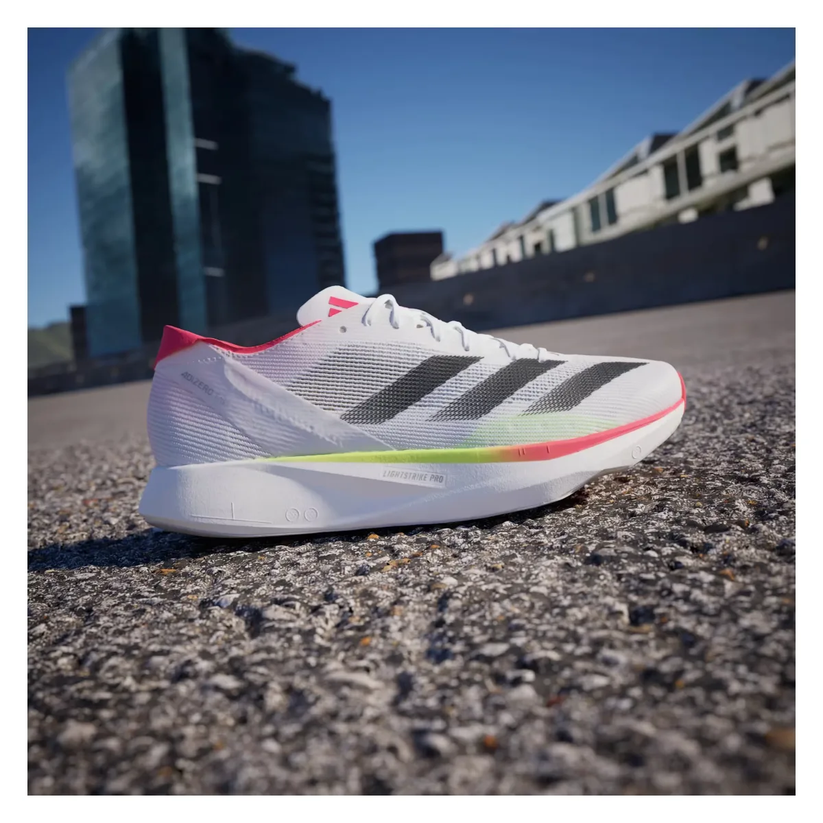 adidas Adizero Takumi Sen 10 Footwear White Core Black Lucid Red