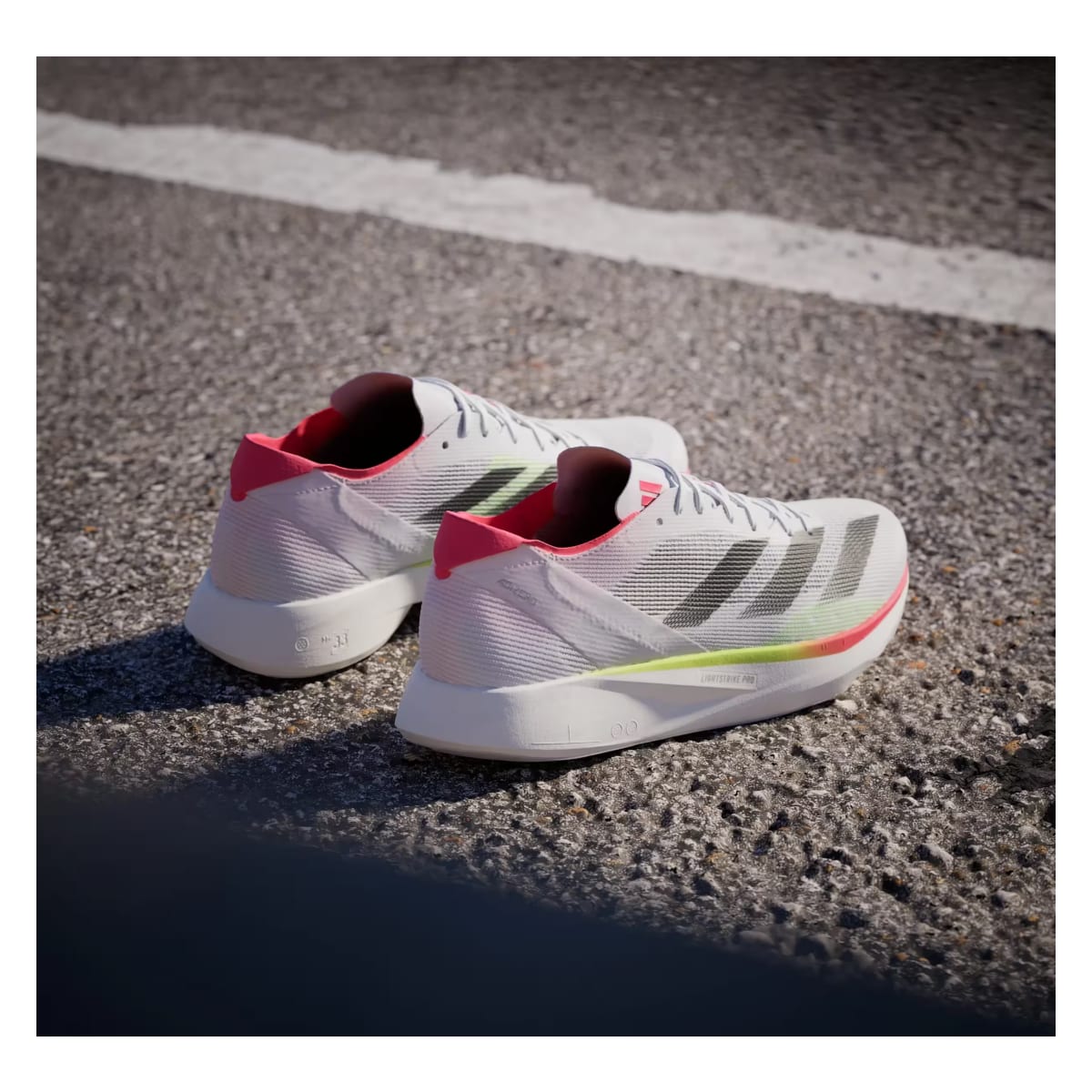 adidas Adizero Takumi Sen 10 Footwear White Core Black Lucid Red