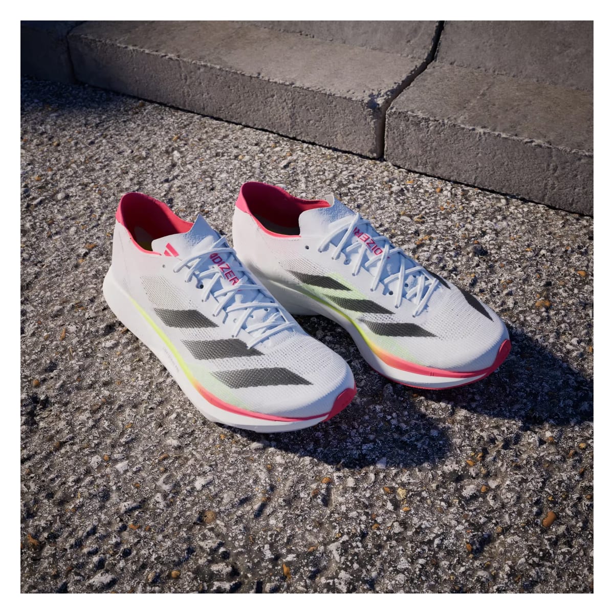 adidas Adizero Takumi Sen 10 Footwear White Core Black Lucid Red