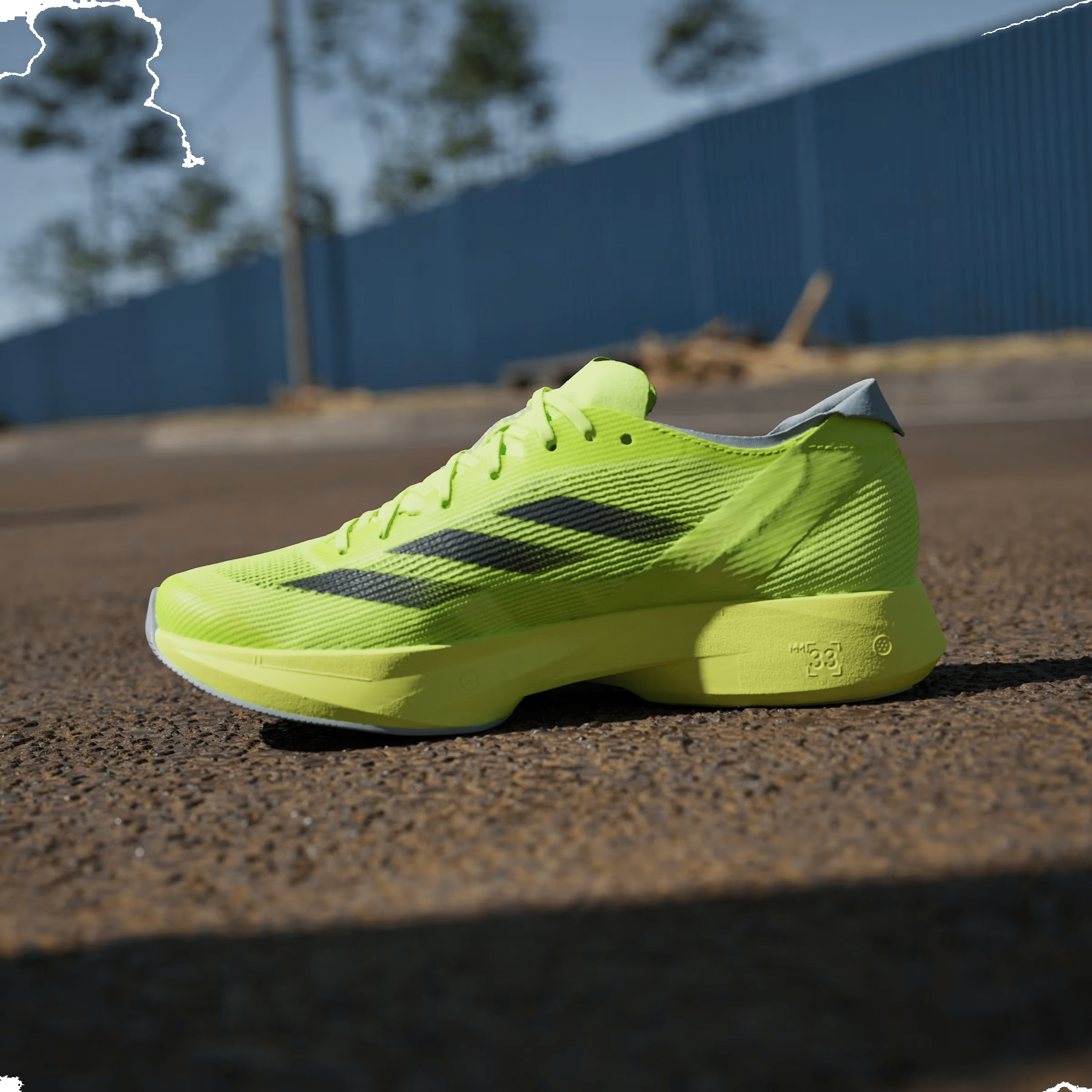 adidas Adizero Takumi Sen 10 Lucid Lemon Core Black Halo Silver (Women's)