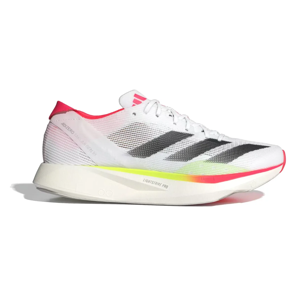 adidas Adizero Takumi Sen 10 Footwear White Core Black Lucid Red (Women's)