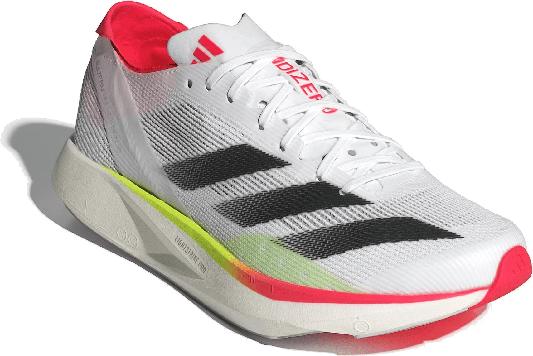 adidas Adizero Takumi Sen 10 Footwear White Core Black Lucid Red (Women's)