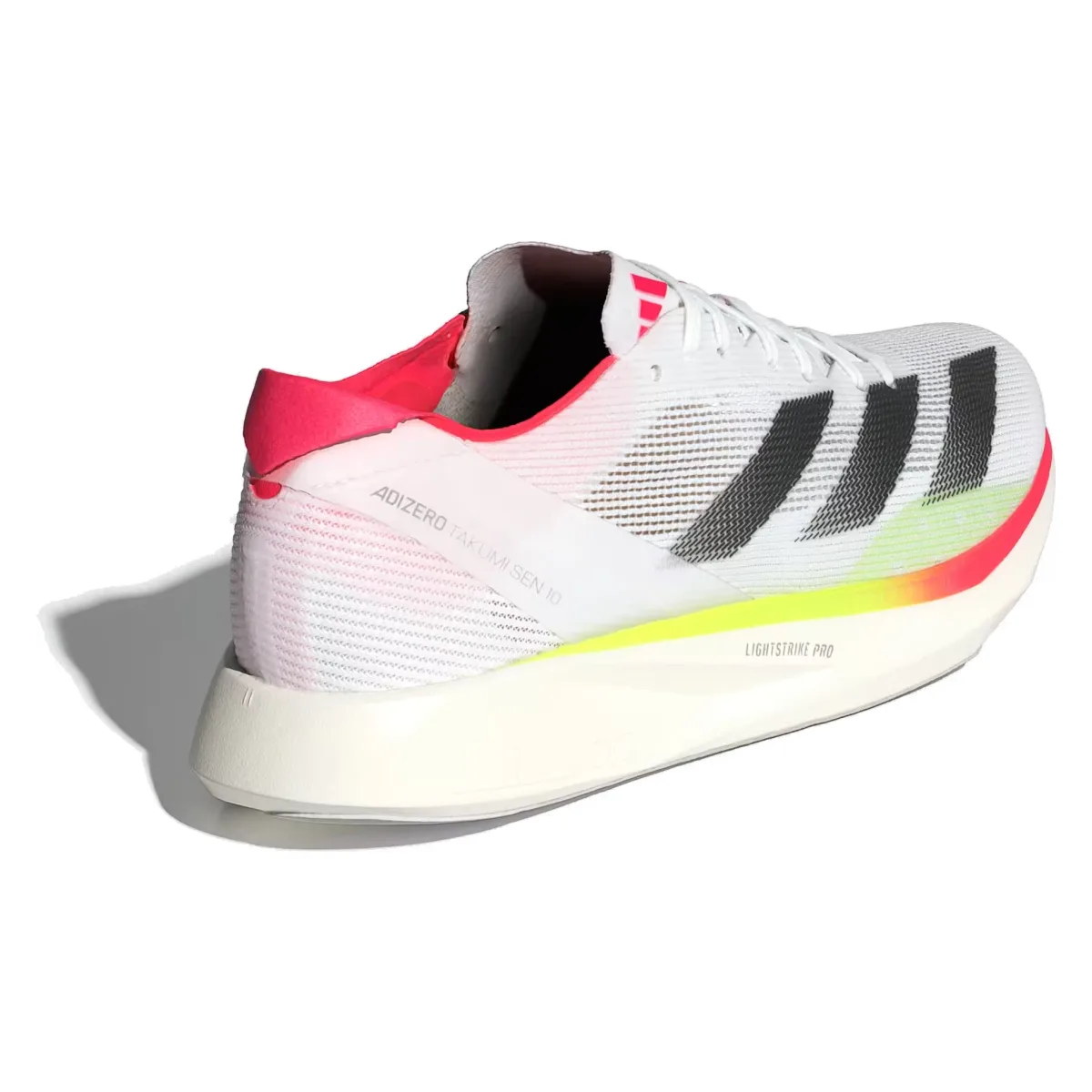 adidas Adizero Takumi Sen 10 Footwear White Core Black Lucid Red (Women's)