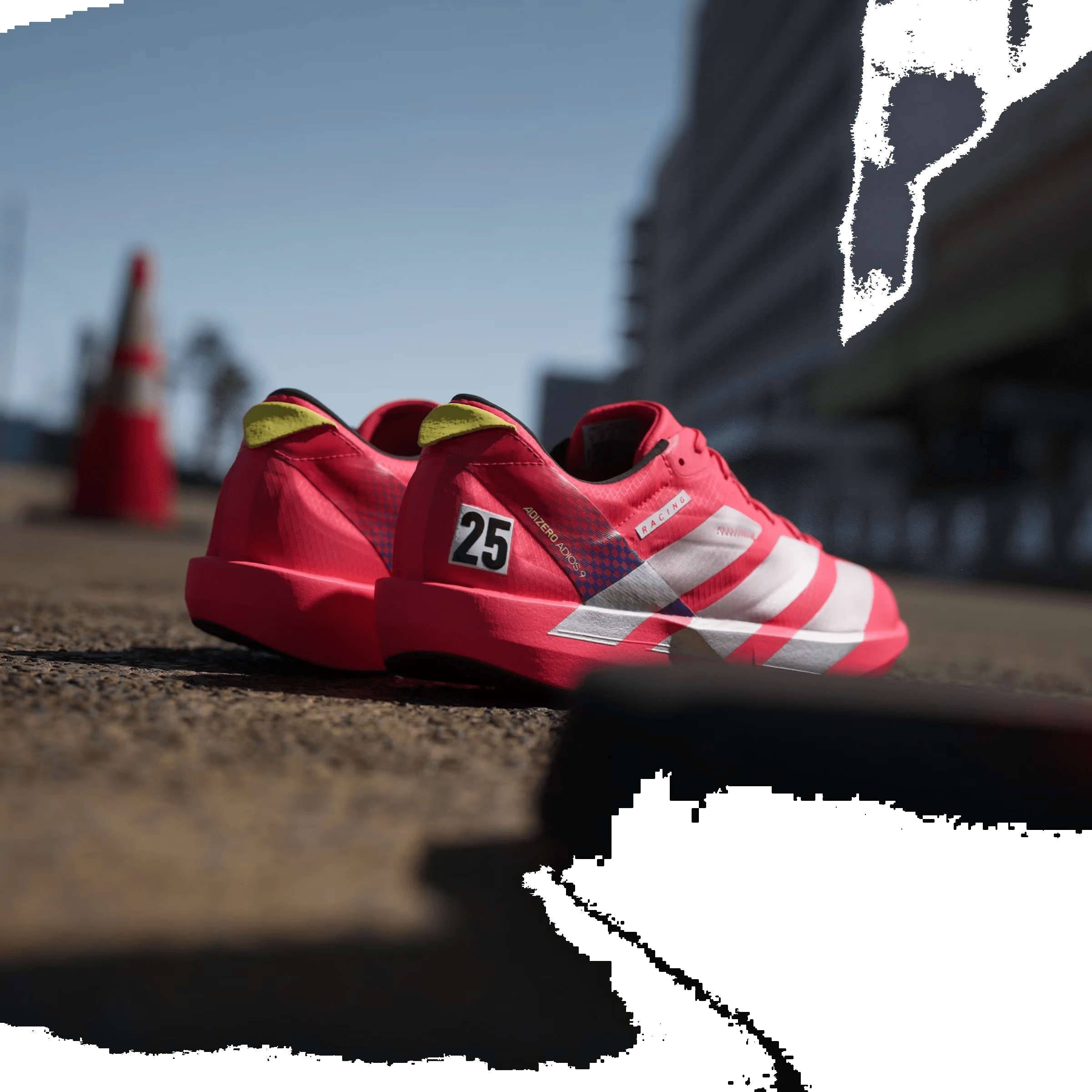adidas Adizero Adios 9 Lucid Red Silver Metallic Pure Sulfur (Women's)
