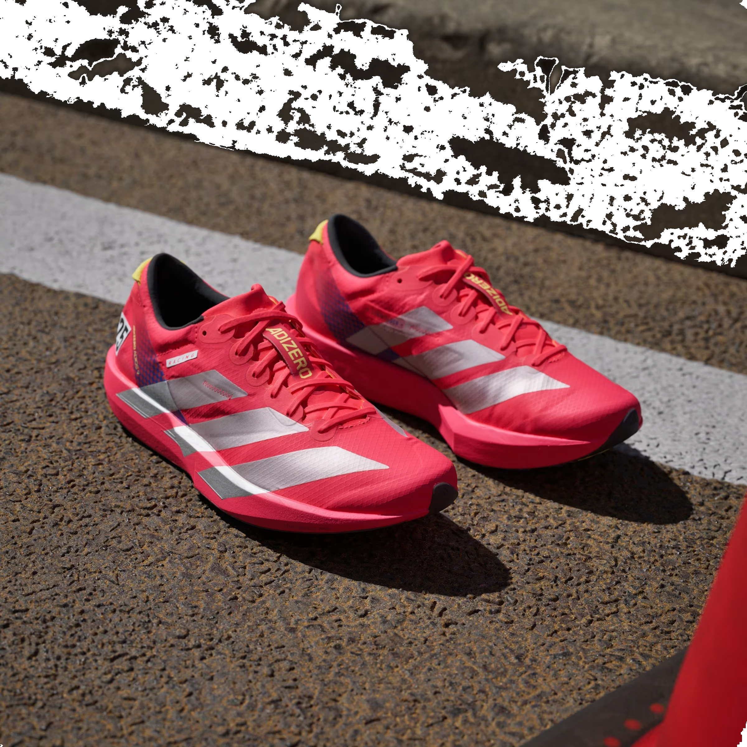 adidas Adizero Adios 9 Lucid Red Silver Metallic Pure Sulfur (Women's)