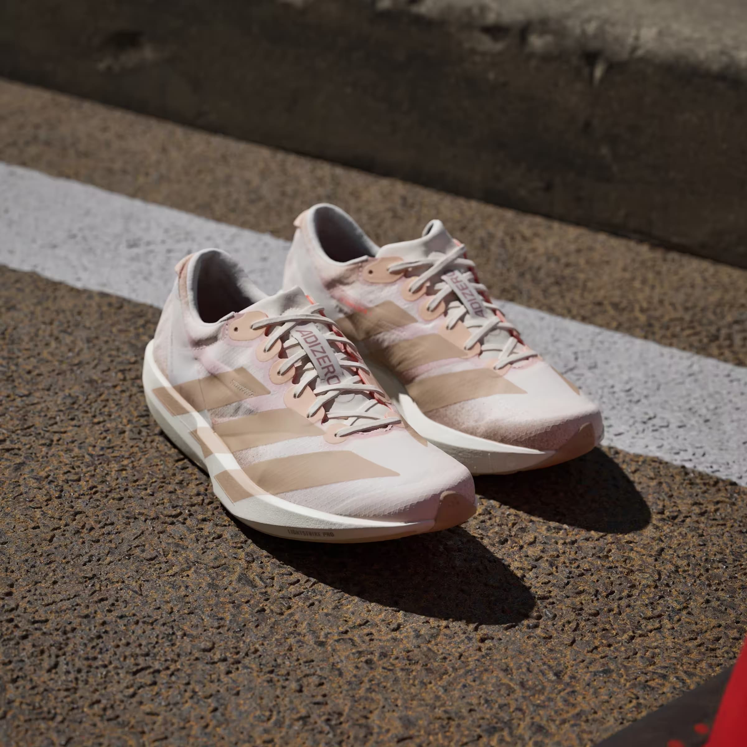 adidas Adizero Adios 9 White Warm Sandstone (Women's)