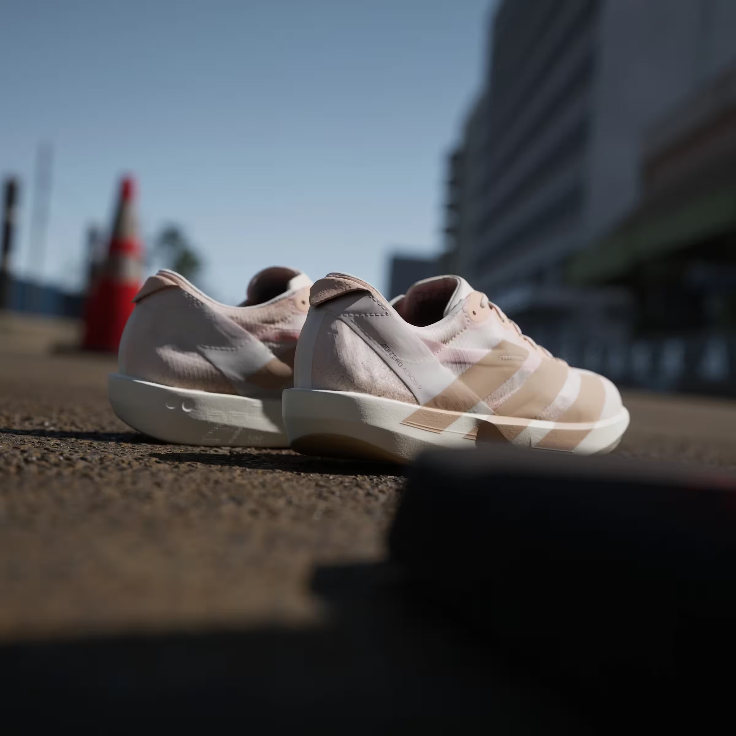 adidas Adizero Adios 9 White Warm Sandstone (Women's)