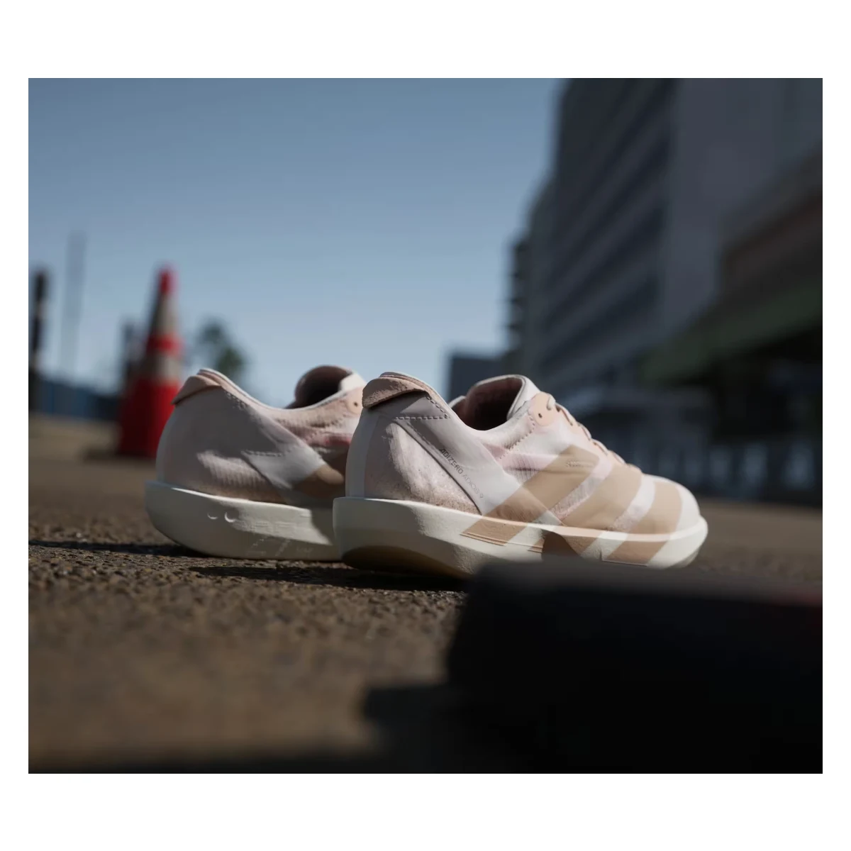 adidas Adizero Adios 9 White Warm Sandstone (Women's)