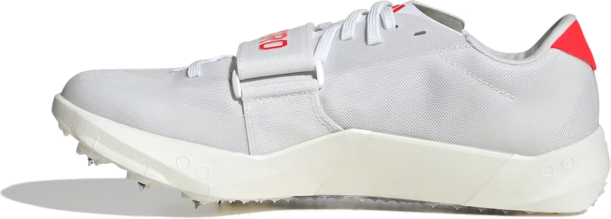 adidas Adizero TJ/PV Track and Field Cloud White Core Black Lucid Red