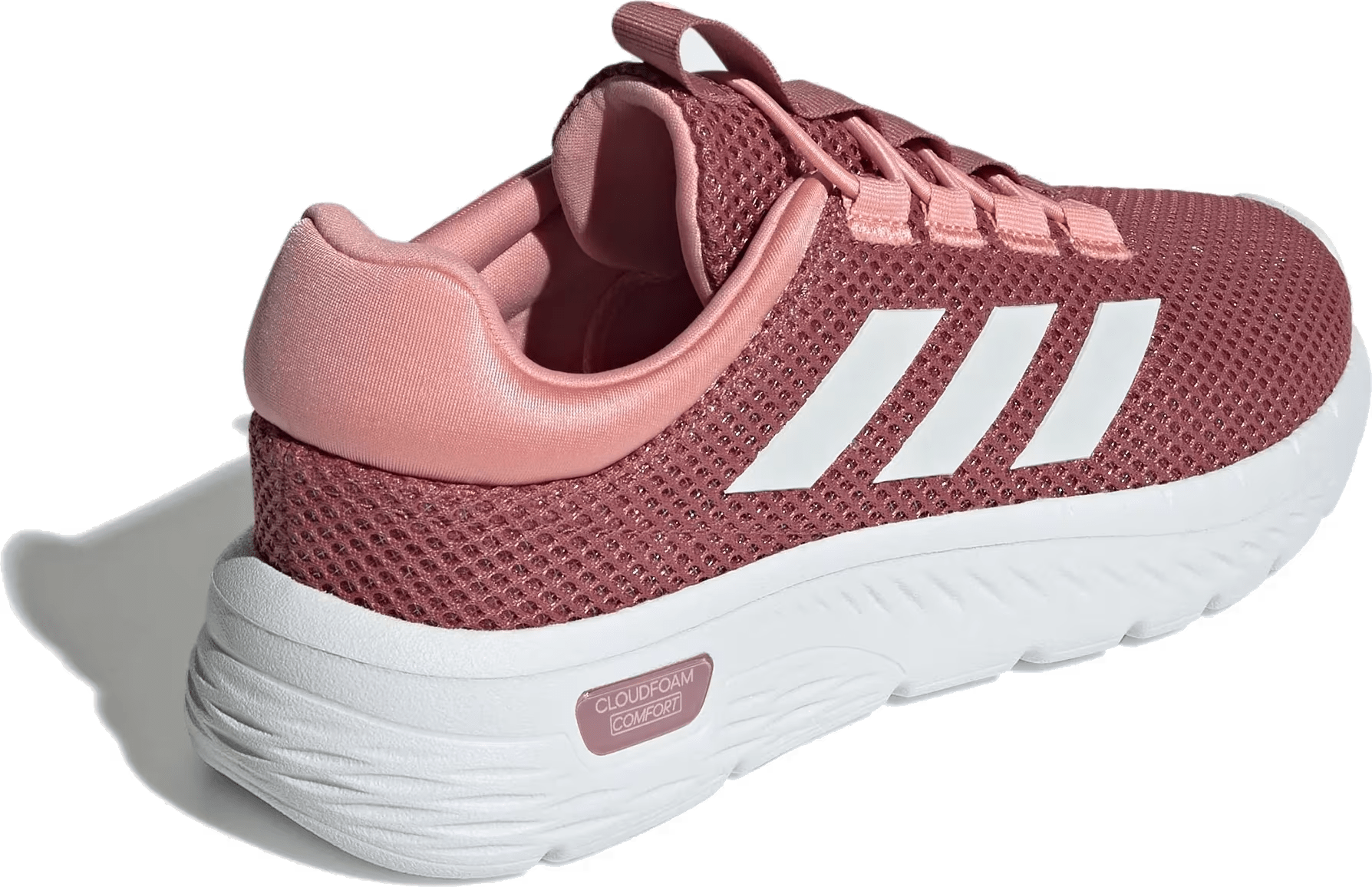 adidas Cloudfoam Comfy Preloved Crimson Cloud White Semi Pink Spark (Women's)