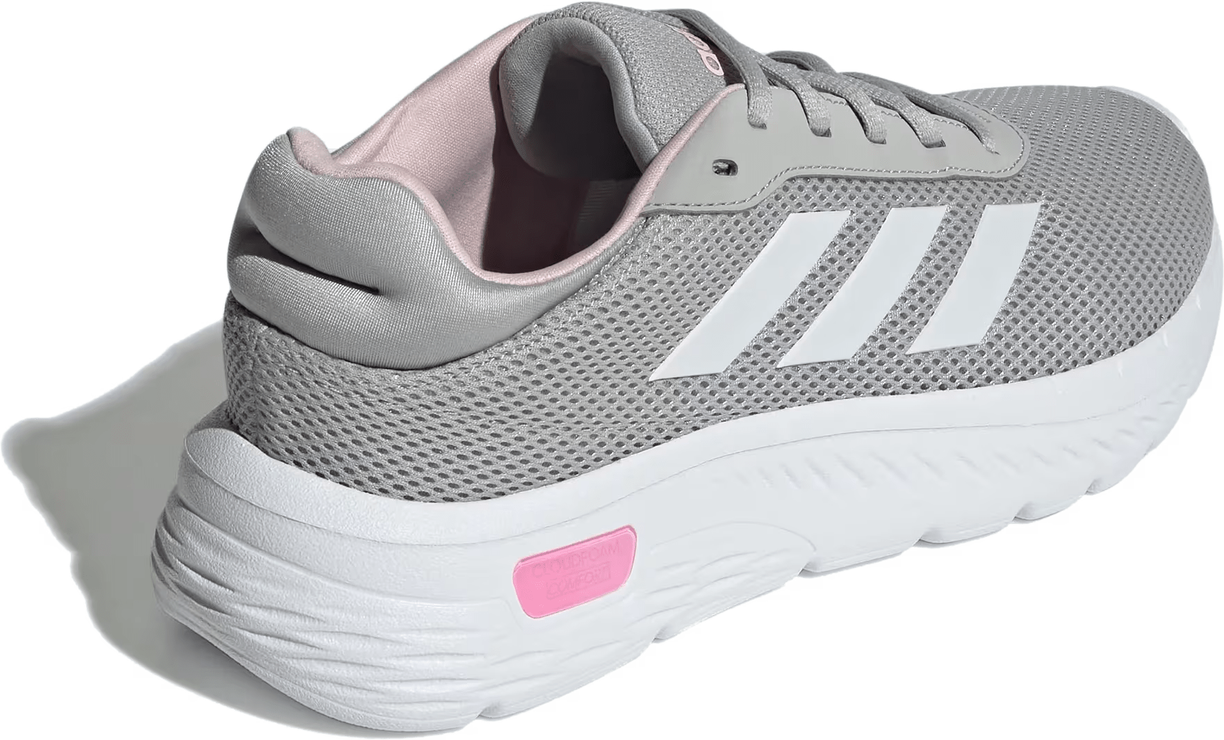 adidas Cloudfoam Comfy Grey Two Cloud White Clear Pink (Women's)