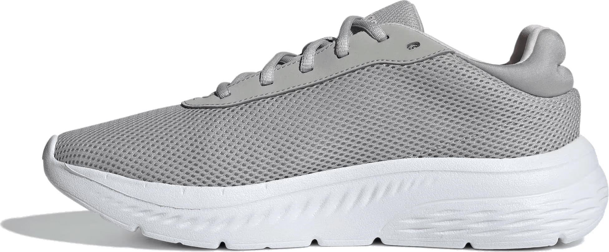 adidas Cloudfoam Comfy Grey Two Cloud White Clear Pink (Women's)