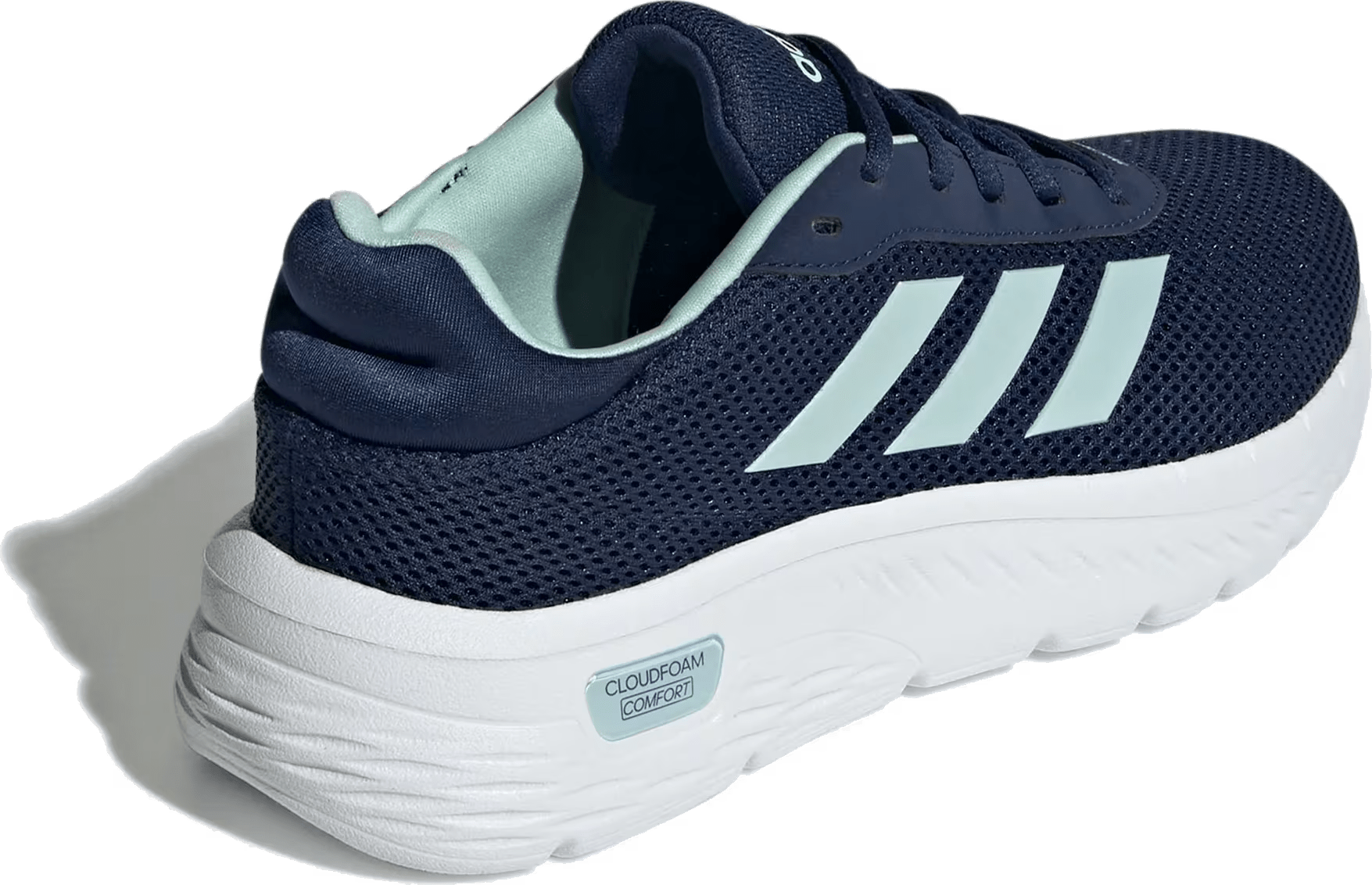 adidas Cloudfoam Comfy Dark Blue Halo Mint Cloud White (Women's)