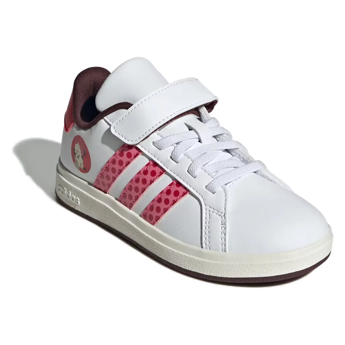 adidas Grand Court 2.0 Disney Minnie Mouse Cloud White Pink Fusion Pure Ruby (PS)