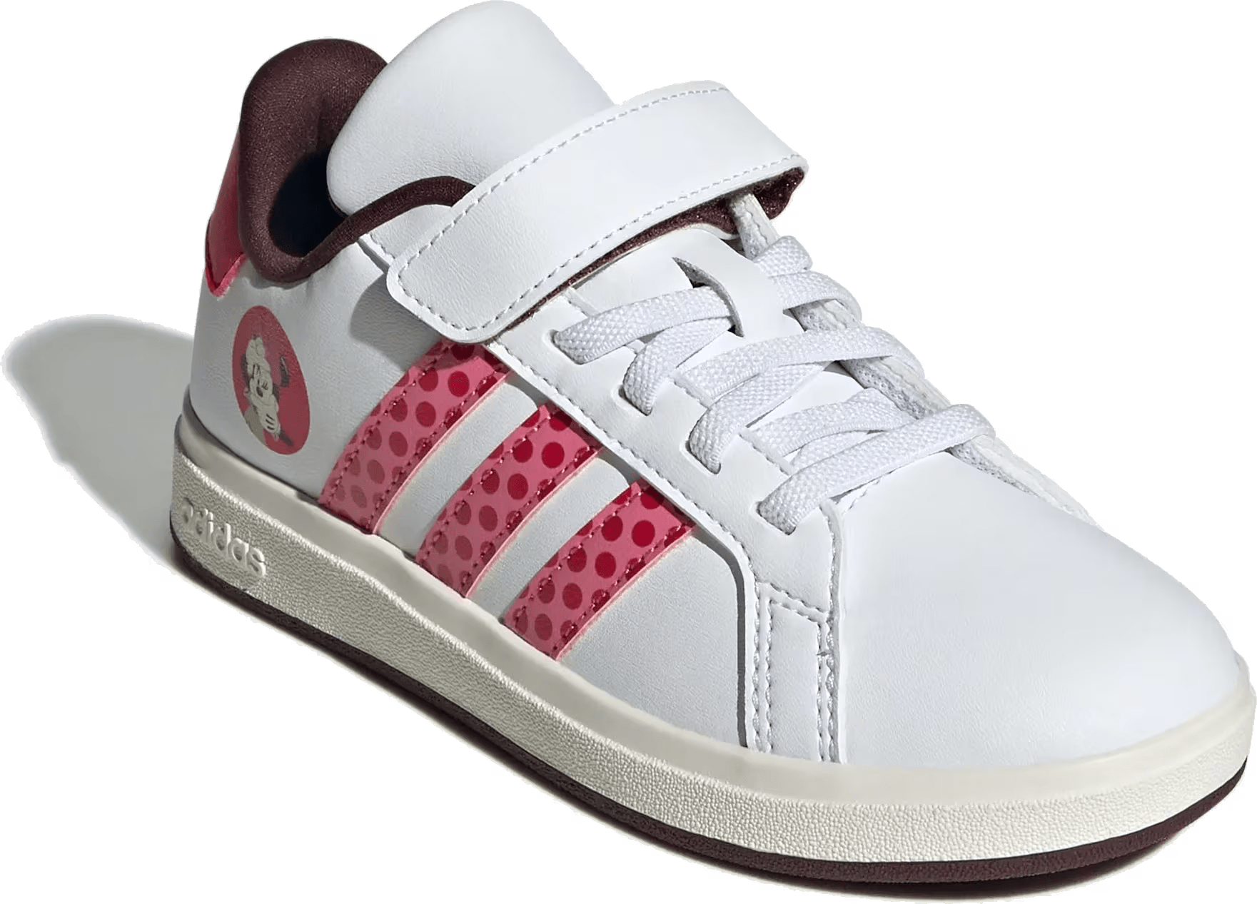 adidas Grand Court 2.0 Disney Minnie Mouse Cloud White Pink Fusion Pure Ruby (PS)