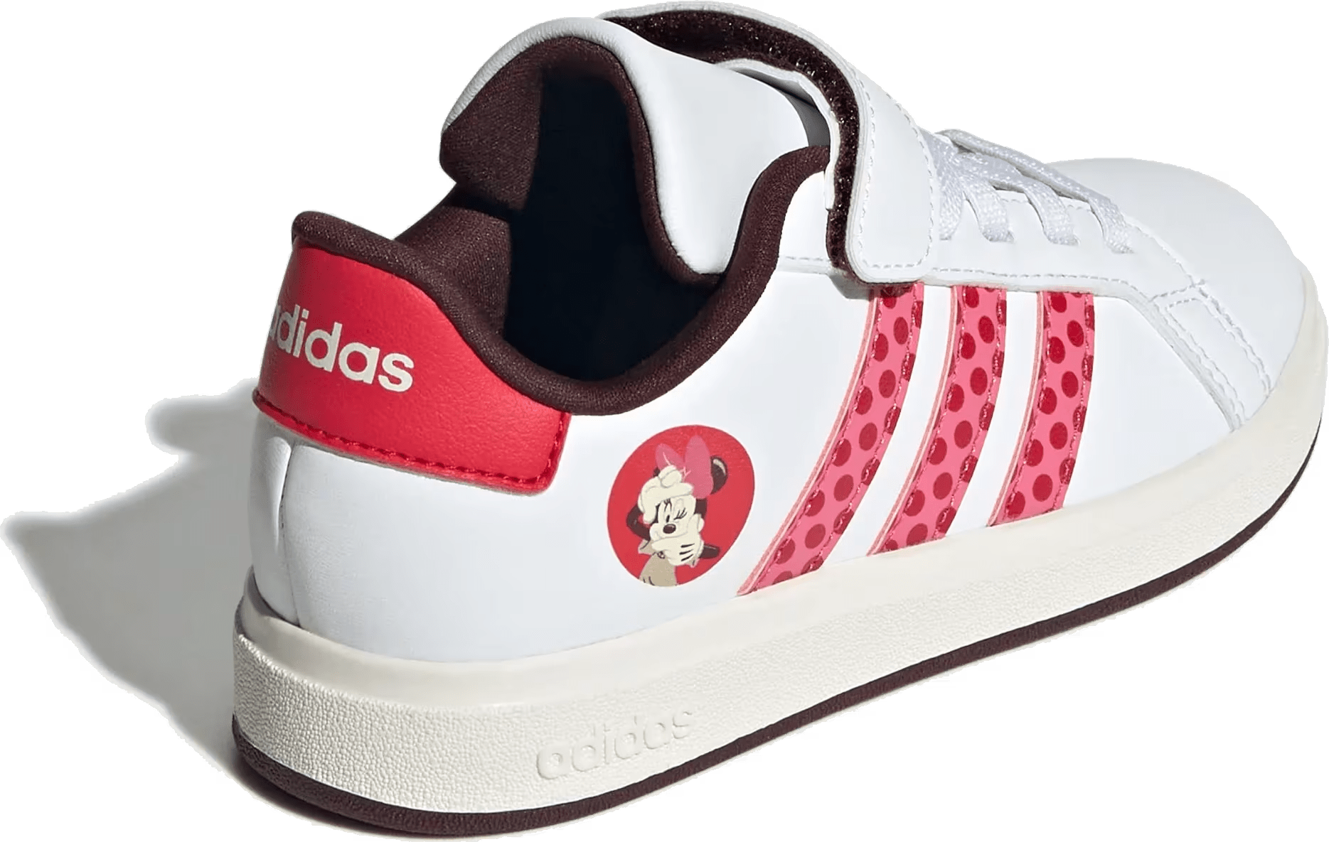 adidas Grand Court 2.0 Disney Minnie Mouse Cloud White Pink Fusion Pure Ruby (PS)