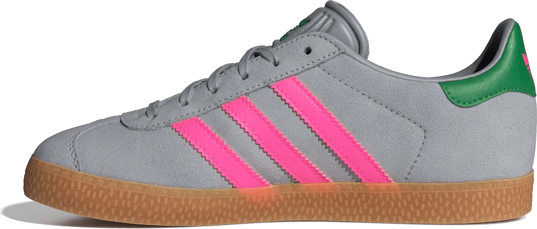 adidas Gazelle Halo Silver Lucid Pink Green (GS)