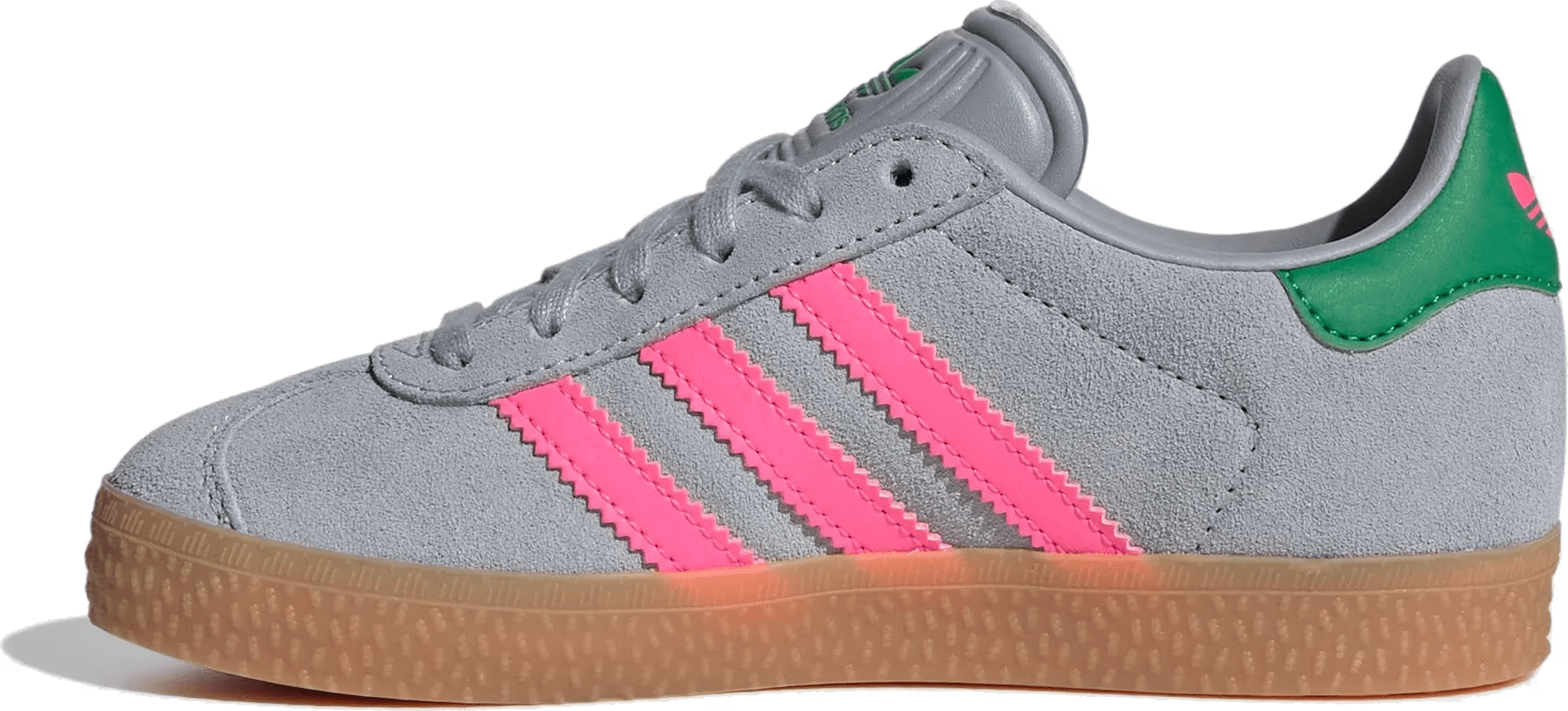 adidas Gazelle Halo Silver Lucid Pink Green (PS)