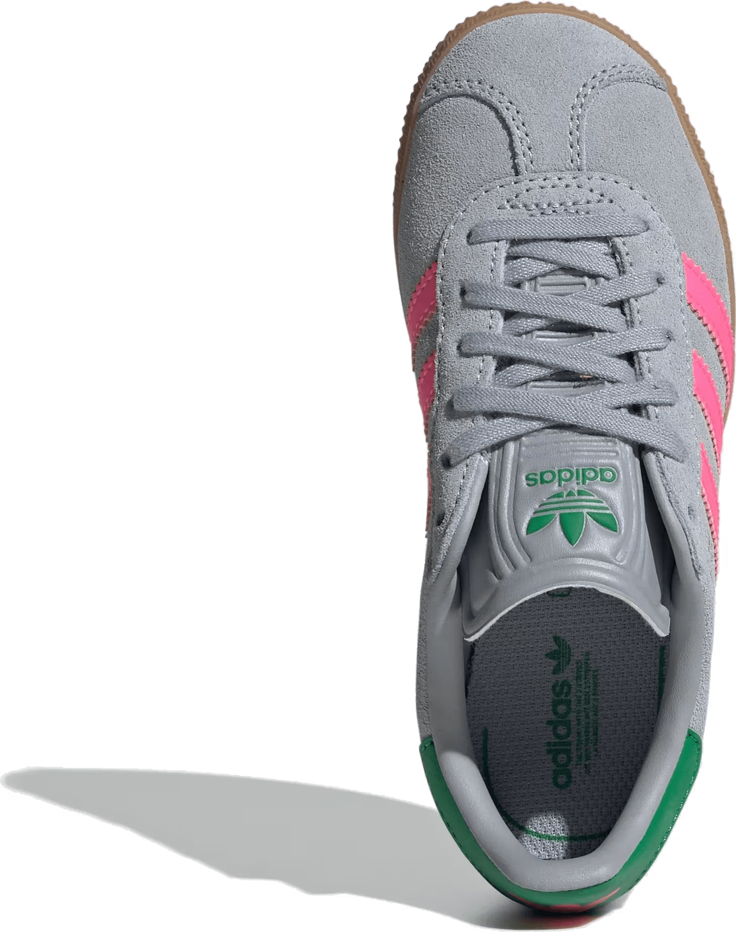 adidas Gazelle Halo Silver Lucid Pink Green (PS)