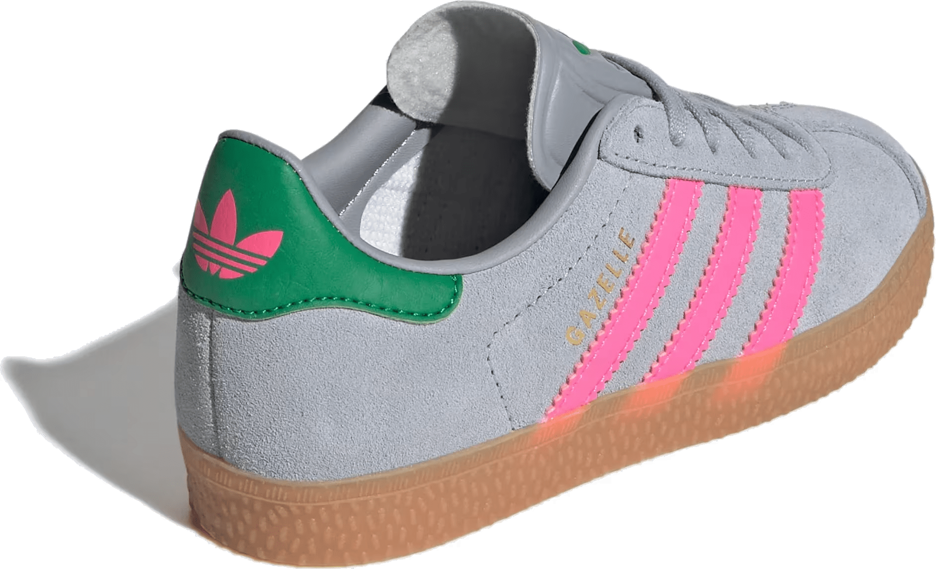 adidas Gazelle Halo Silver Lucid Pink Green (PS)