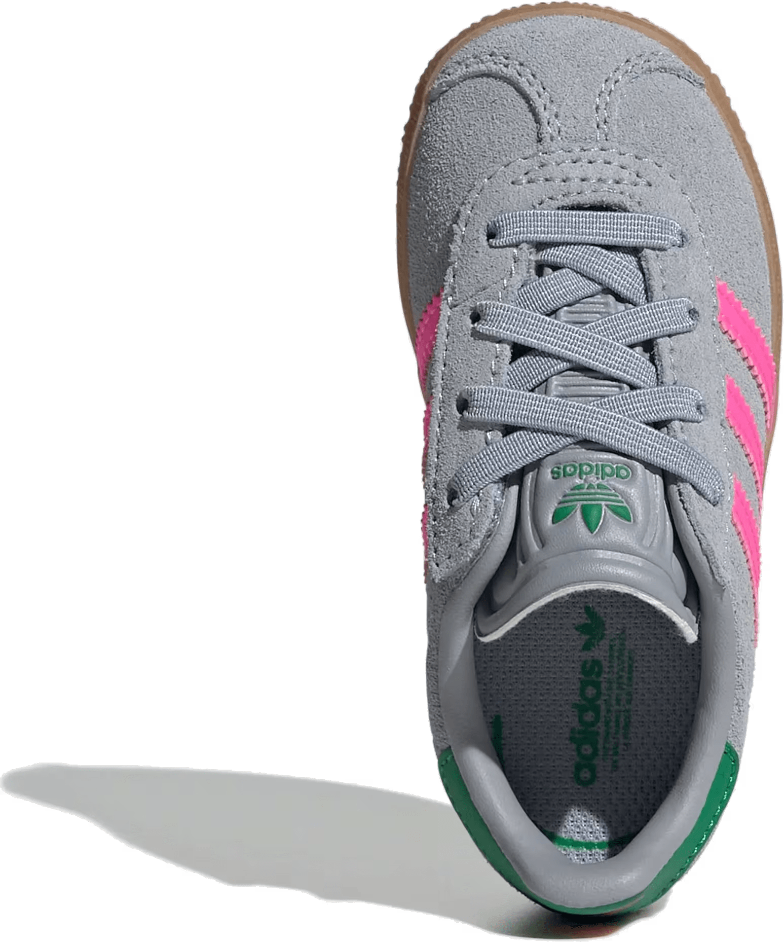 adidas Gazelle Comfort Closure Halo Silver Lucid Pink Green (TD)