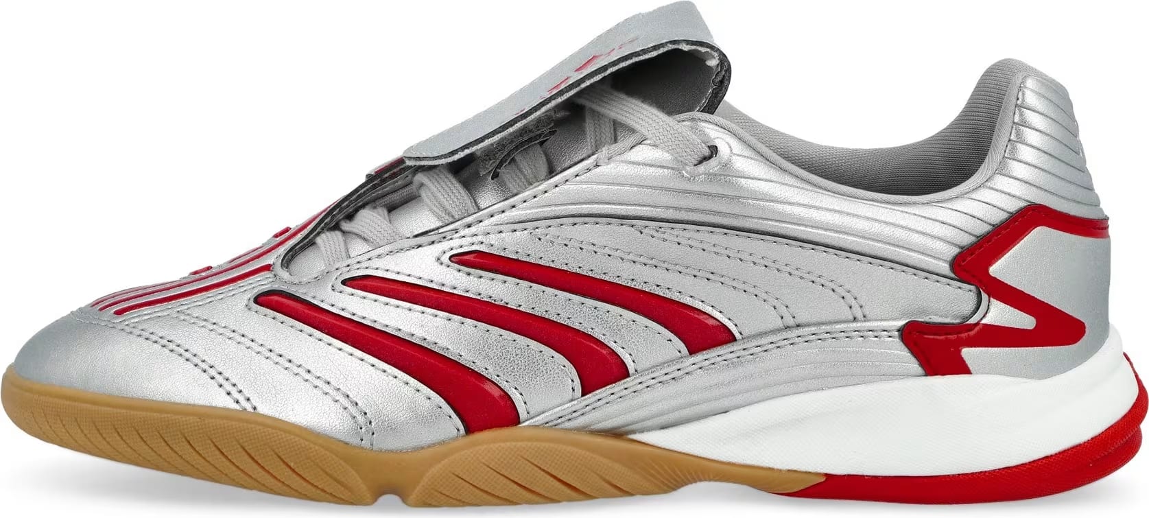 adidas Predator Sala Silver Metallic Better Scarlet (Women's)