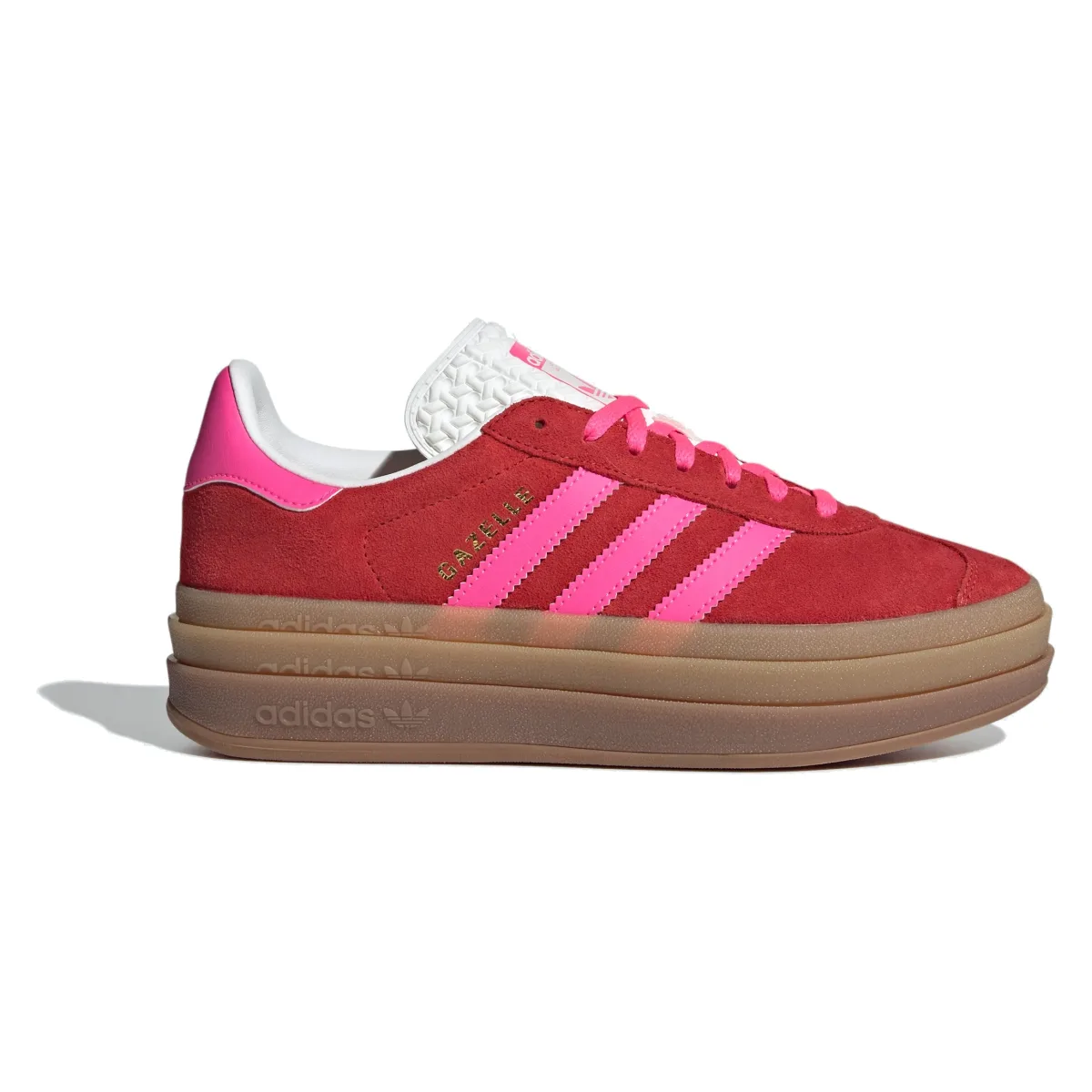 Adidas Gazelle Bold "Collegiate Red Lucid Pink"