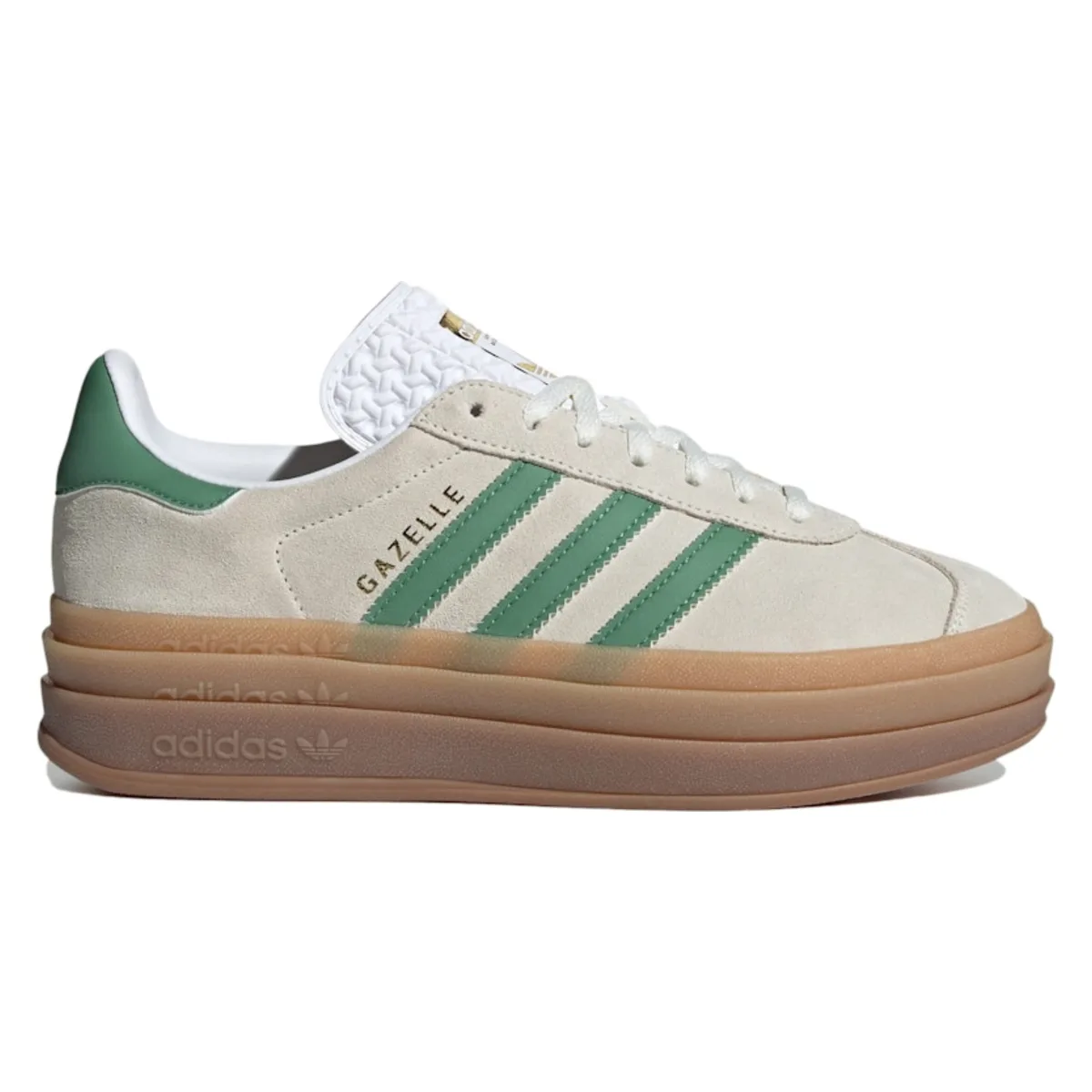 adidas Gazelle Bold Off White Preloved Green (Women's)