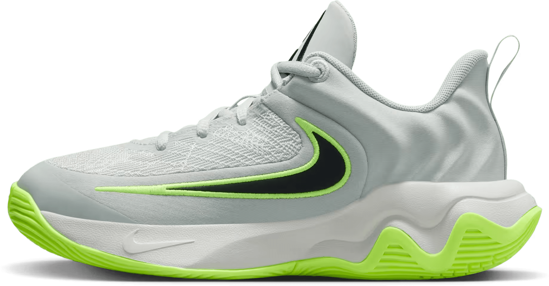 Nike Giannis Immortality 4 Light Silver Volt Black (GS)