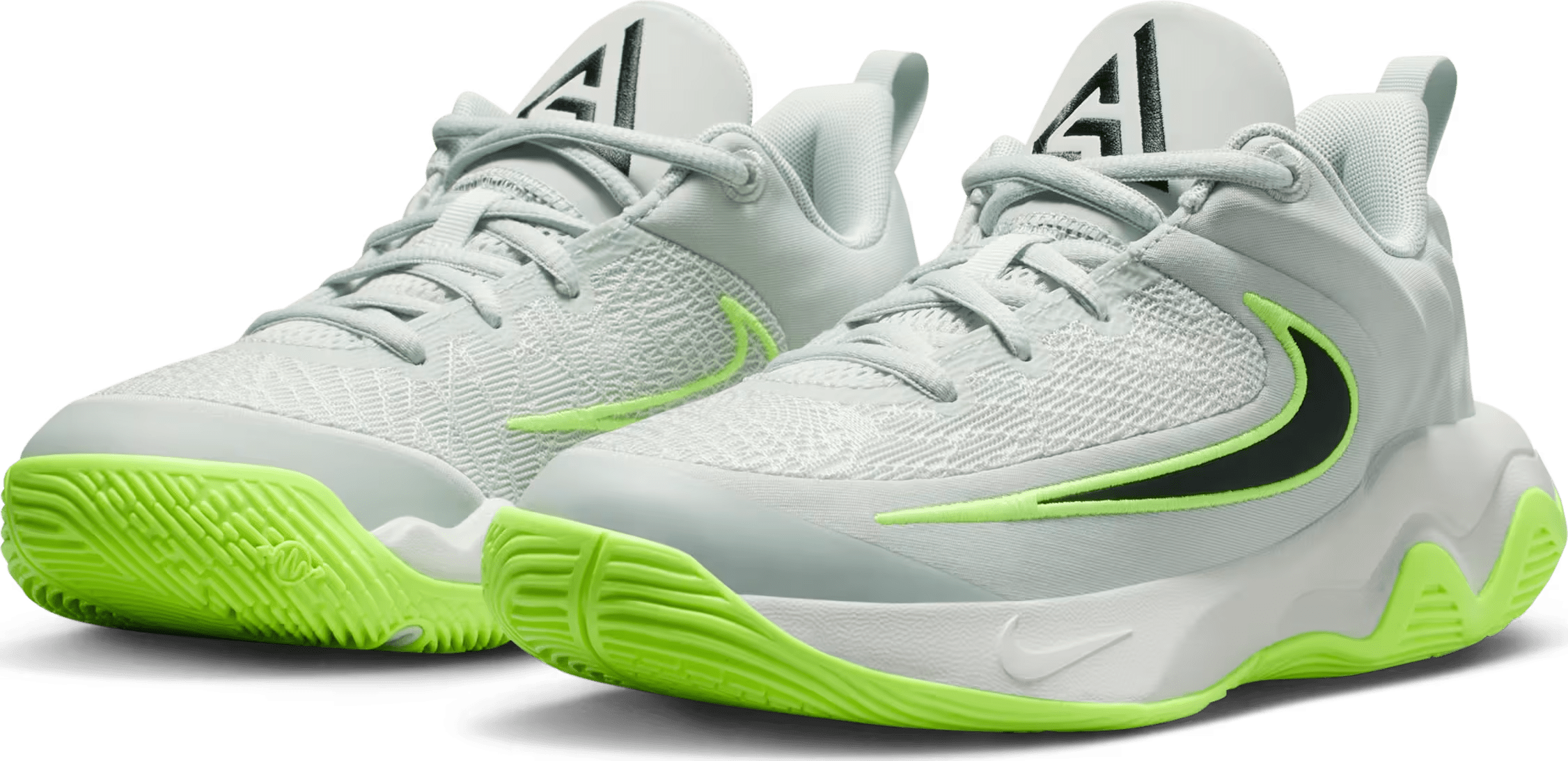 Nike Giannis Immortality 4 Light Silver Volt Black (GS)