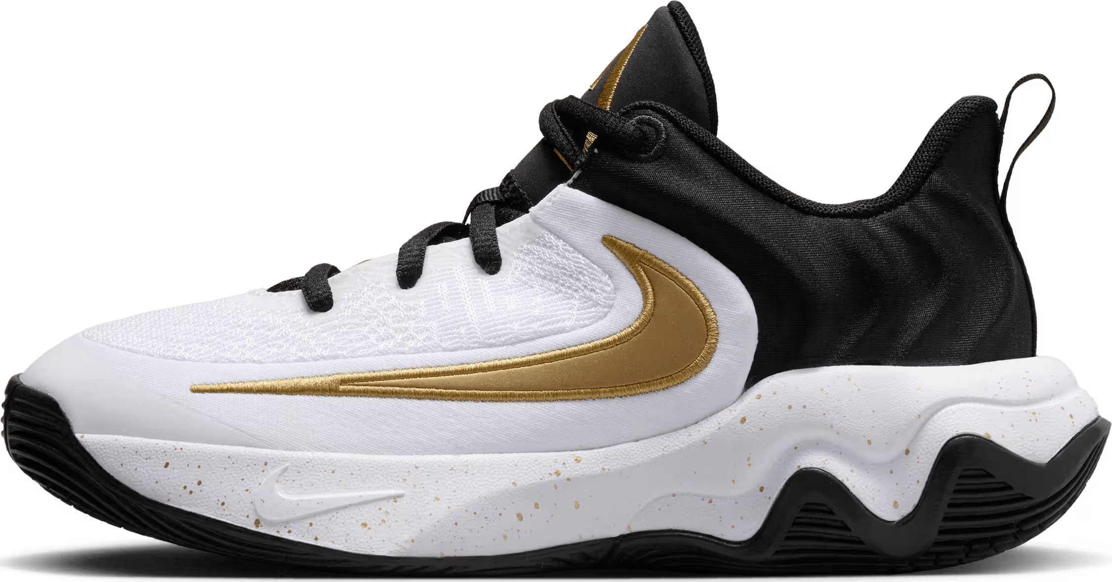 Nike Giannis Immortality 4 Black White Metallic Gold (GS)