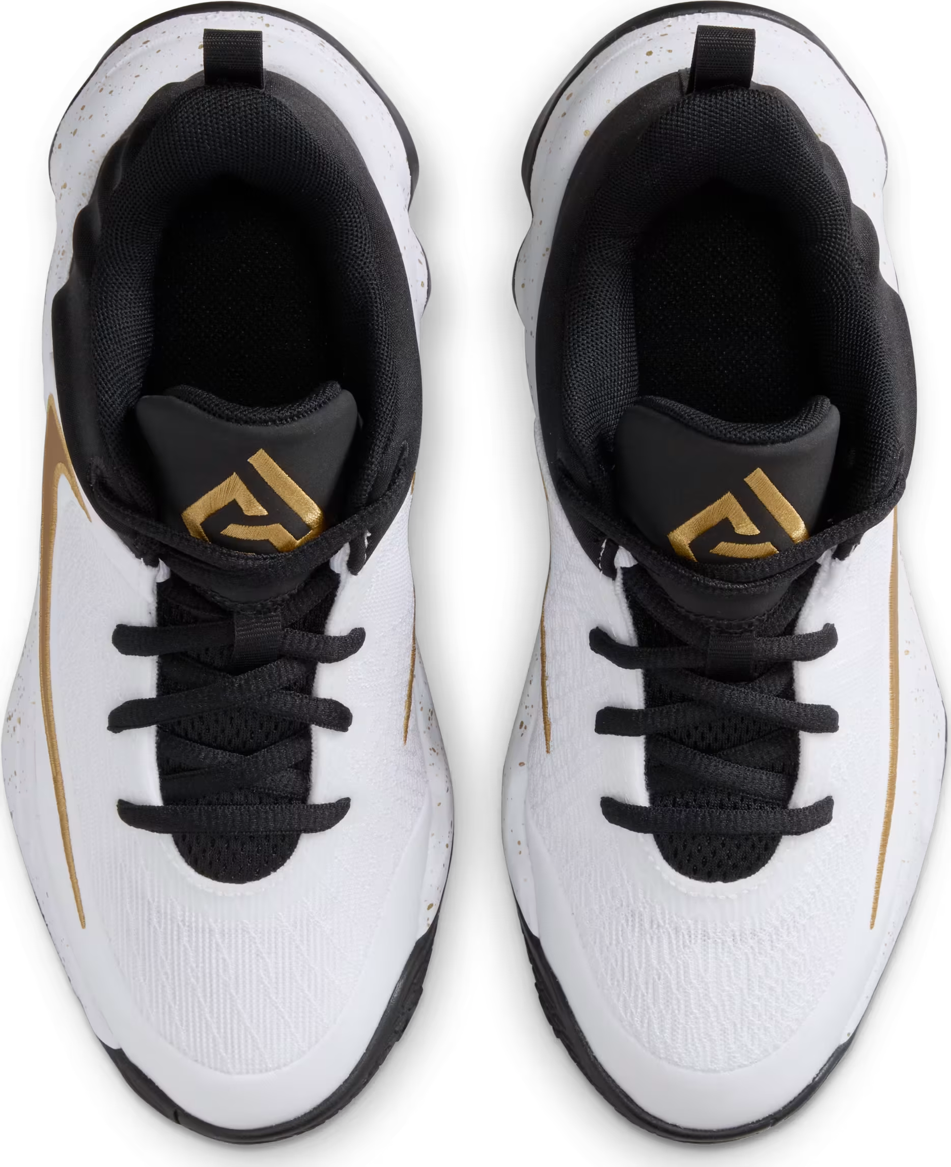 Nike Giannis Immortality 4 Black White Metallic Gold (GS)