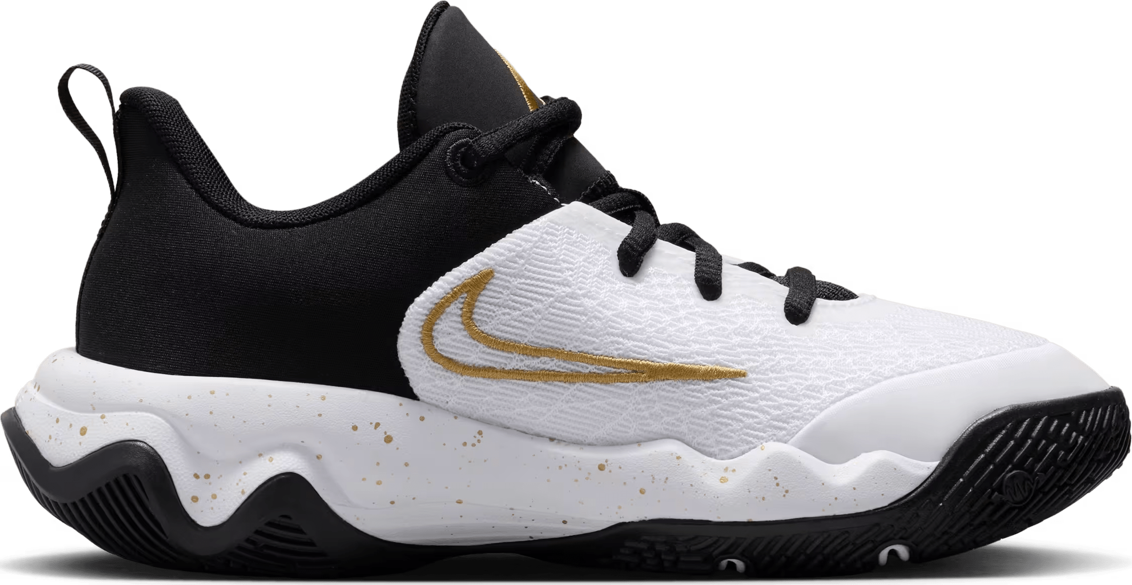 Nike Giannis Immortality 4 Black White Metallic Gold (GS)