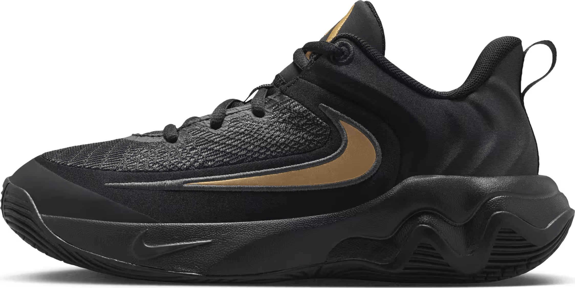 Nike Giannis Immortality 4 Black Metallic Gold (GS)