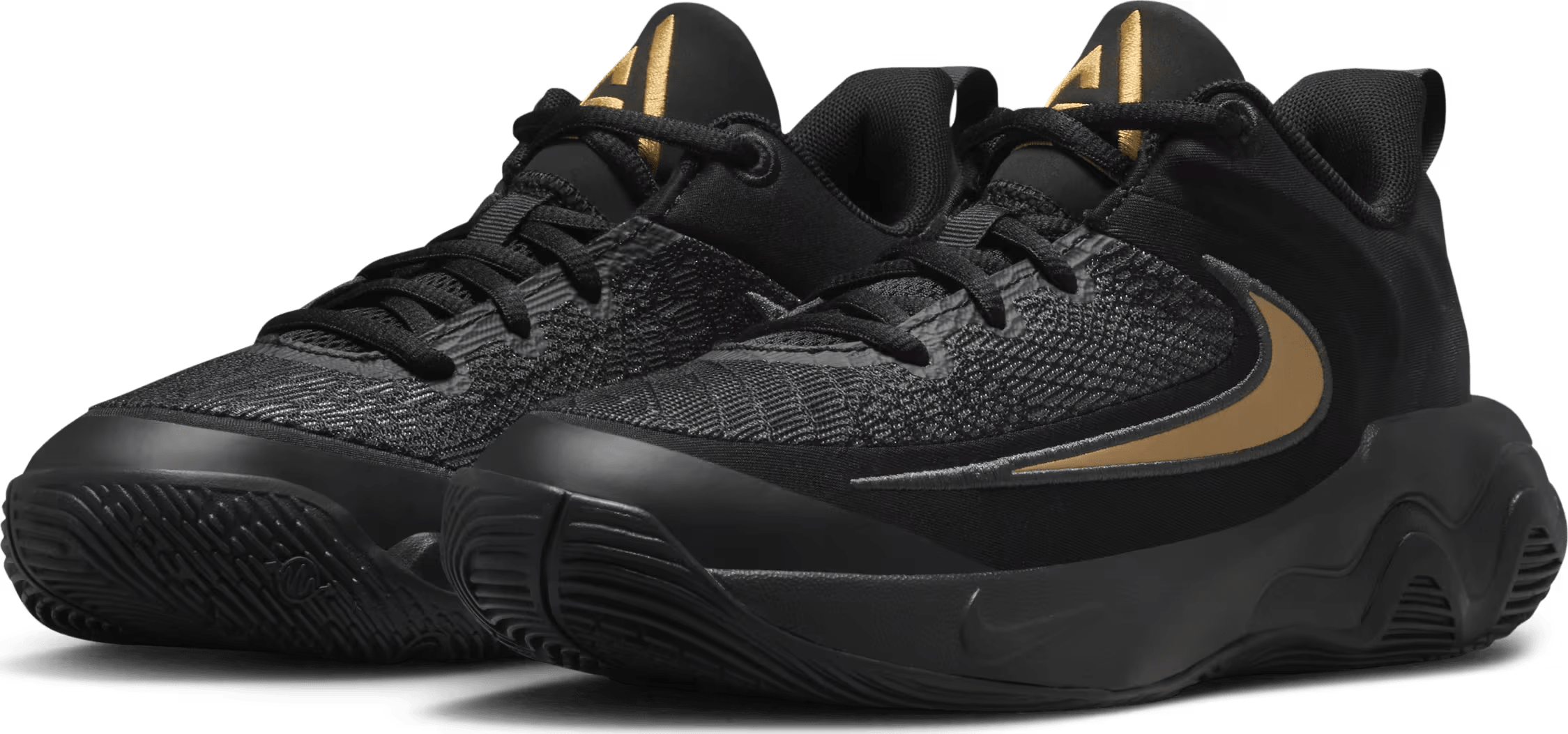 Nike Giannis Immortality 4 Black Metallic Gold (GS)