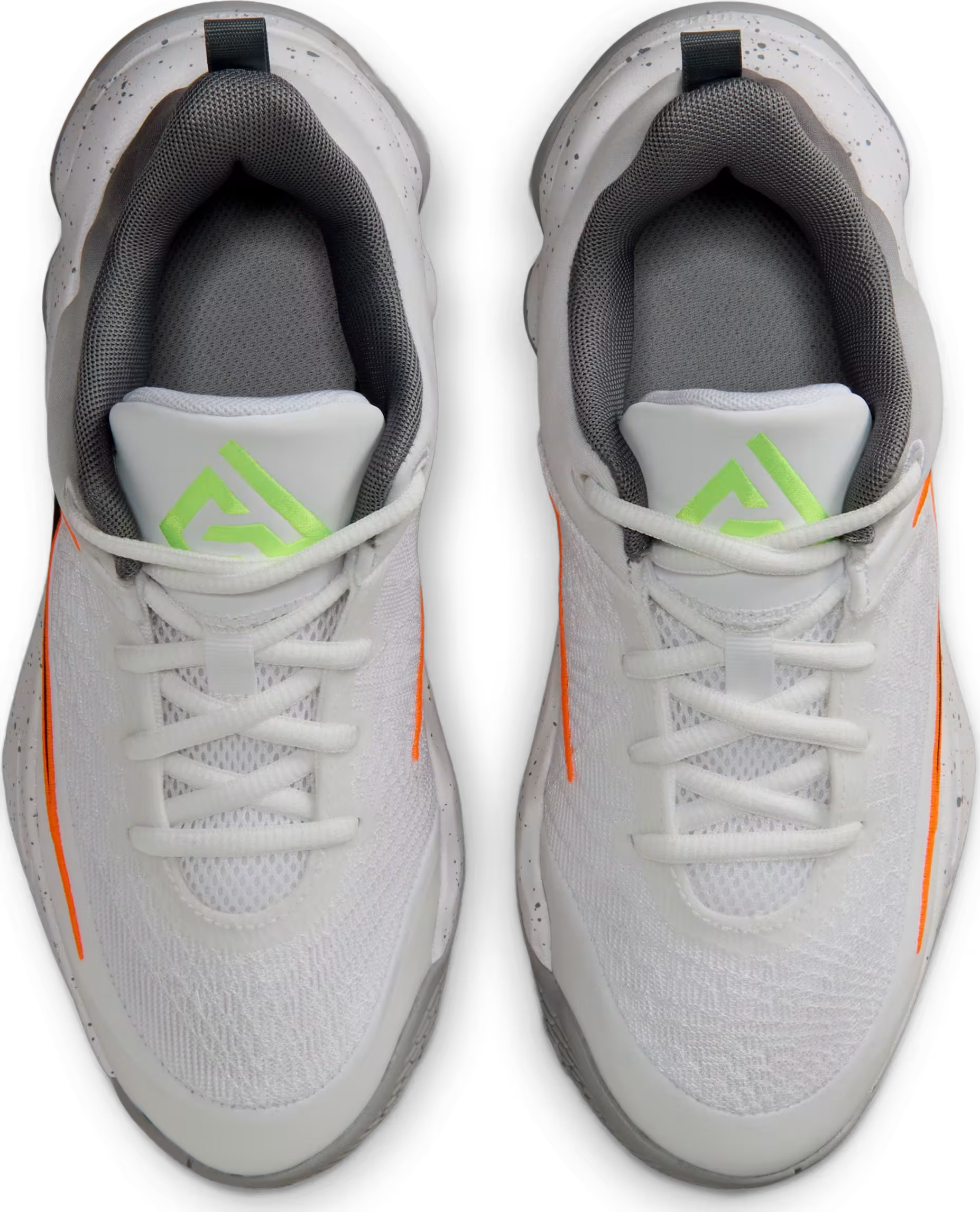Nike Giannis Immortality 4 White Volt Wolf Grey Black (GS)