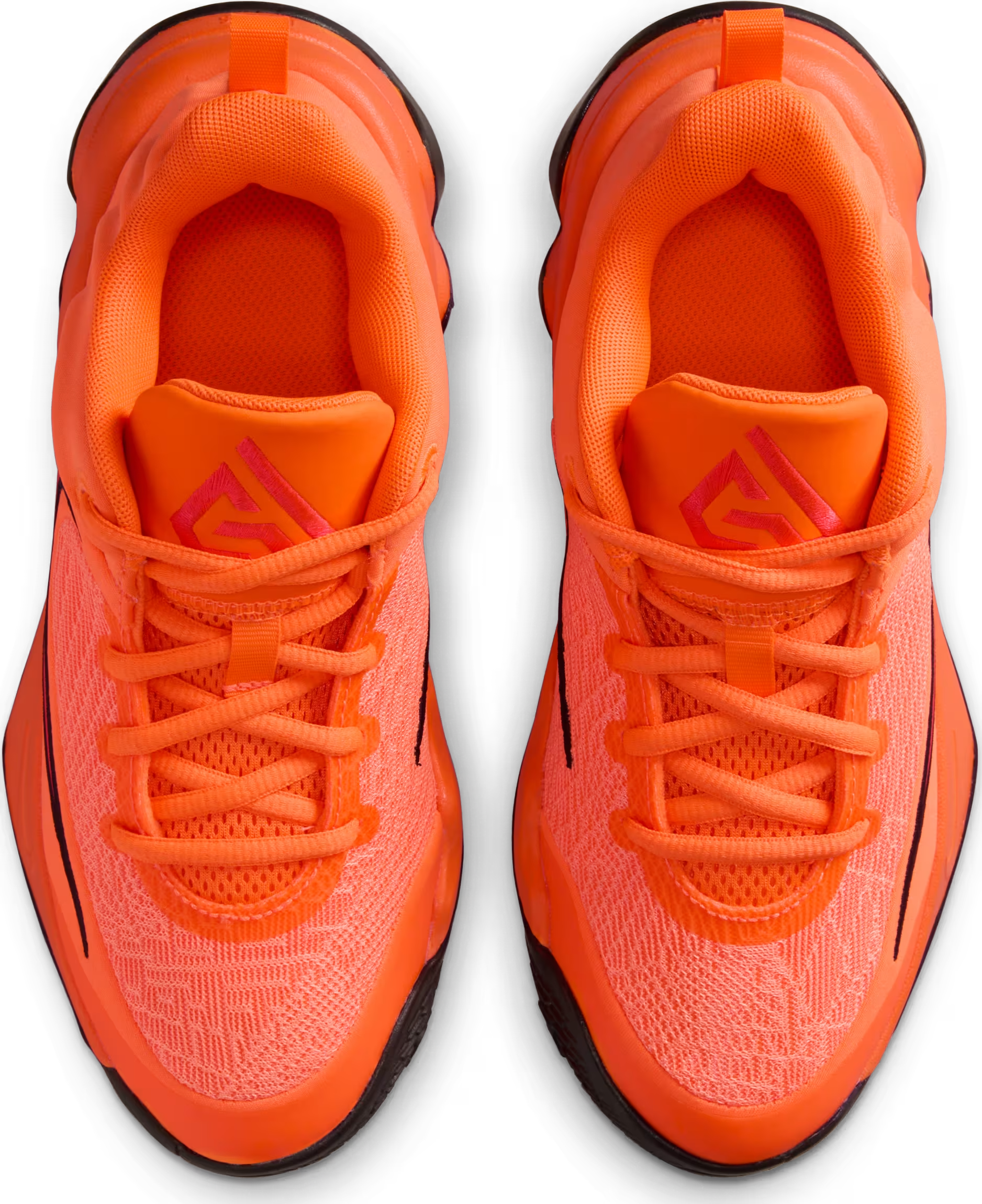 Nike Giannis Immortality 4 Total Orange Black Bright Crimson (GS)