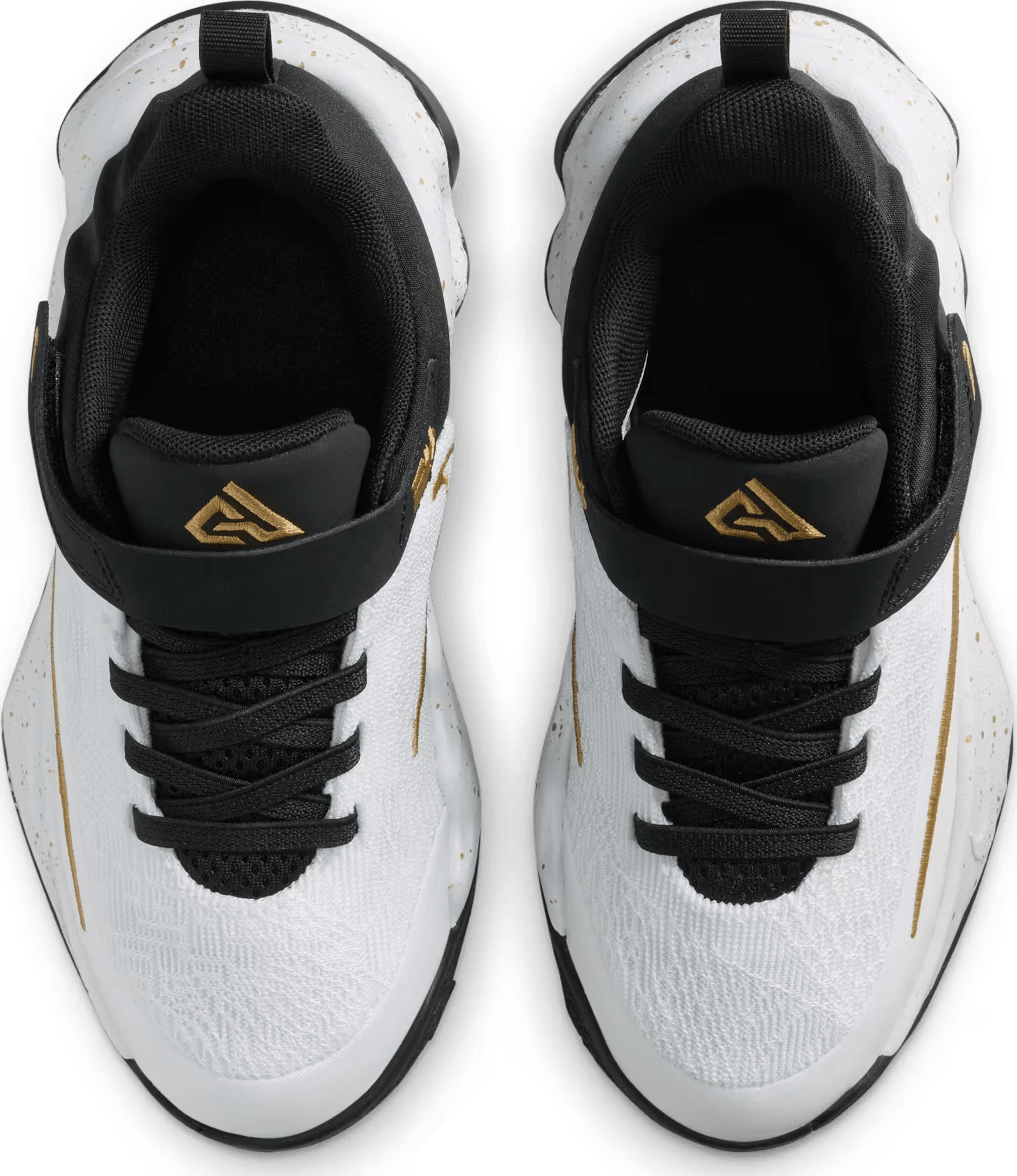 Nike Giannis Immortality 4 Black White Metallic Gold (PS)