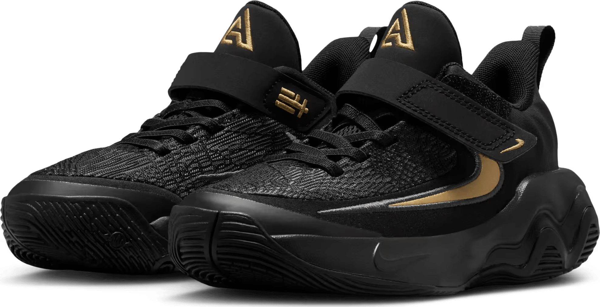 Nike Giannis Immortality 4 Black Metallic Gold (PS)