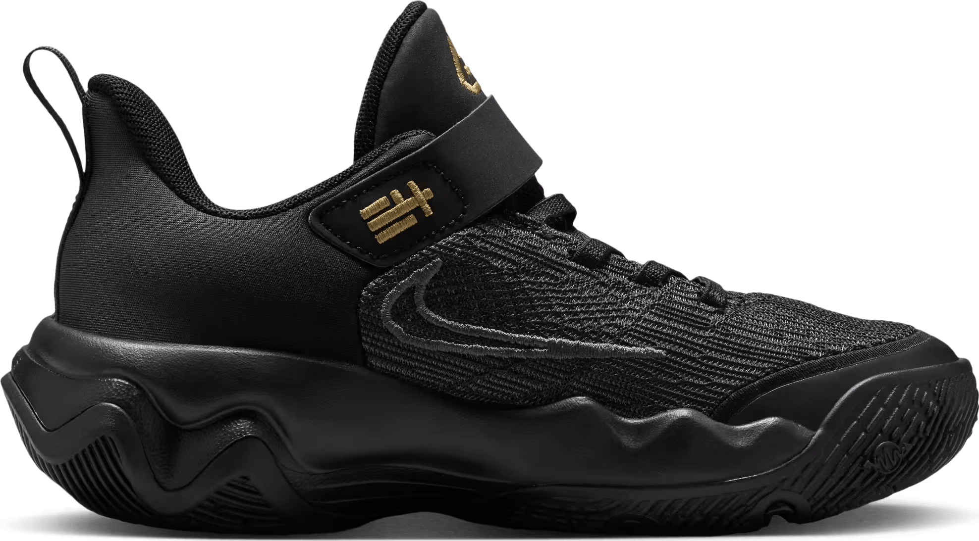 Nike Giannis Immortality 4 Black Metallic Gold (PS)