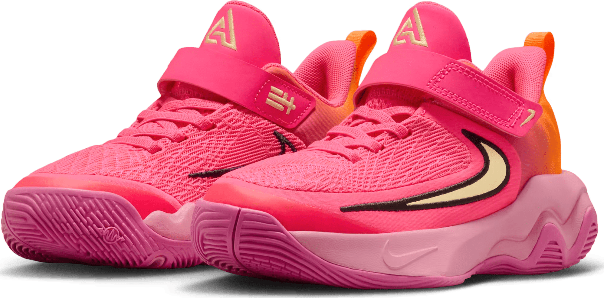 Nike Giannis Immortality 4 Hyper Pink Total Orange (PS)