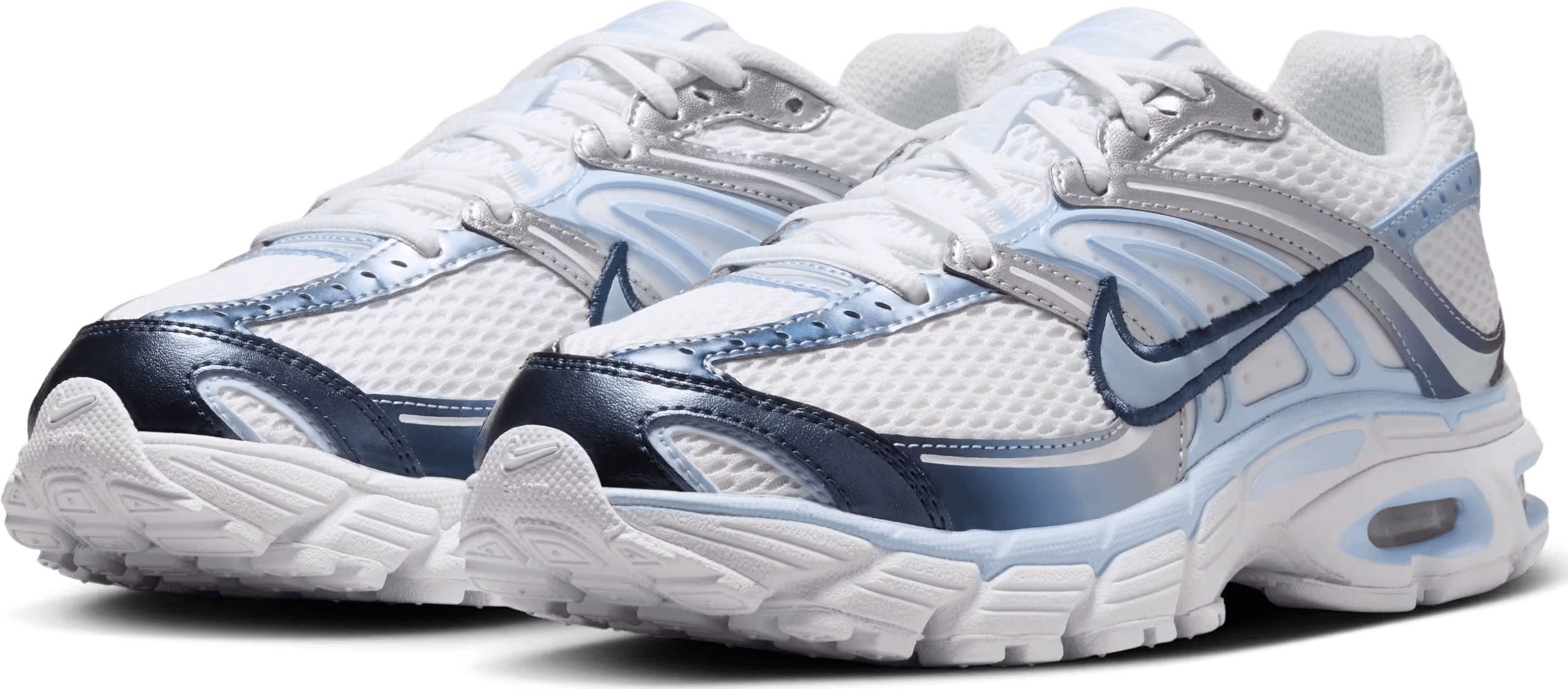 Nike Air Max Moto 2K "White Metallic Silver Blue"