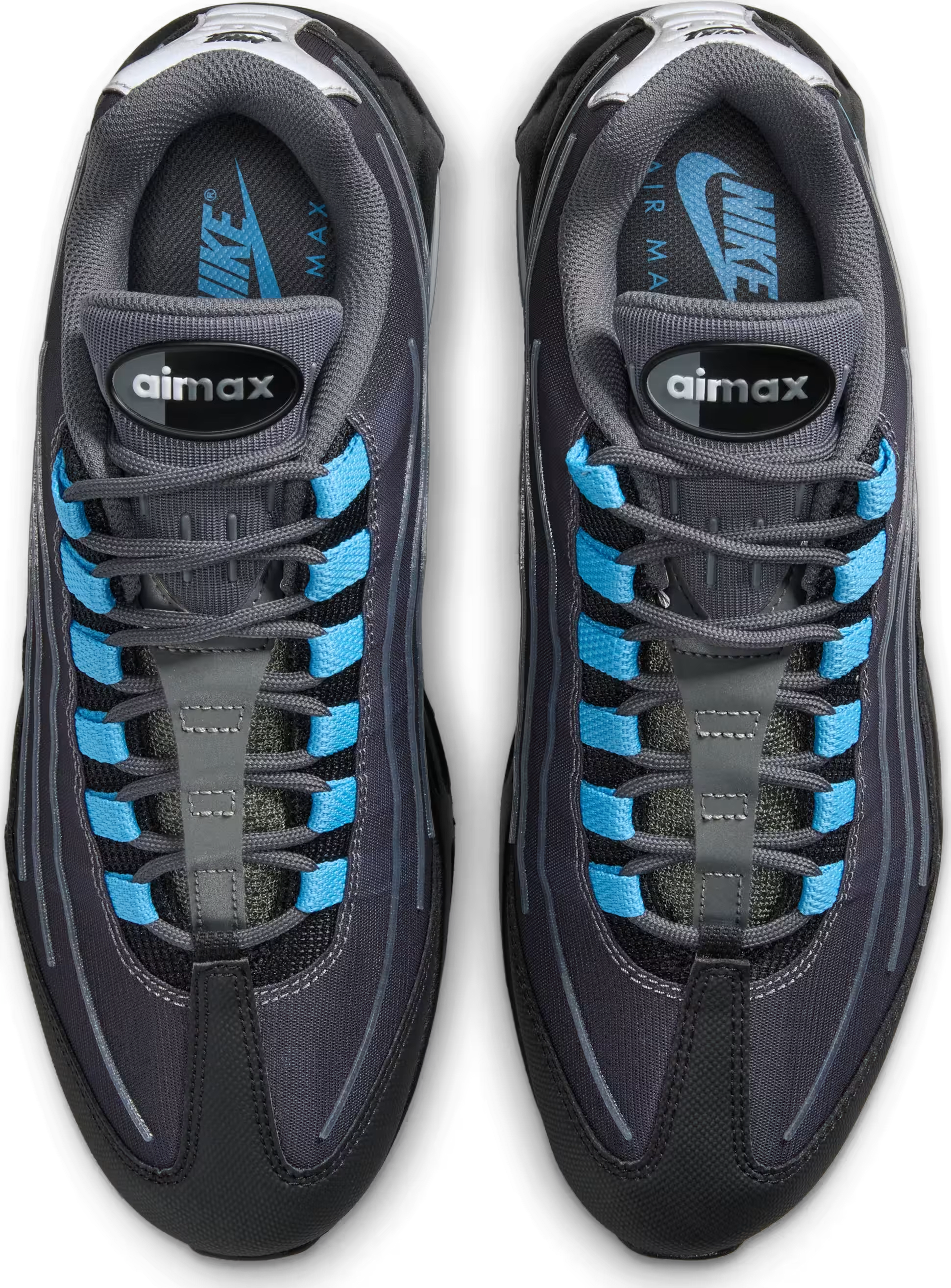 Nike Air Max 95 Big Bubble "Tech Black University Blue"