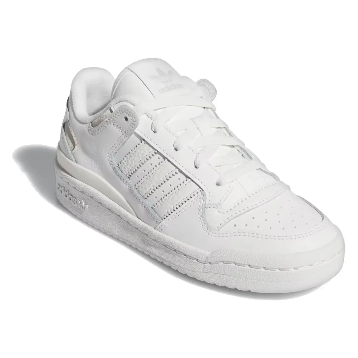 adidas Forum Low CL Core White Cloud White Grey One (GS)