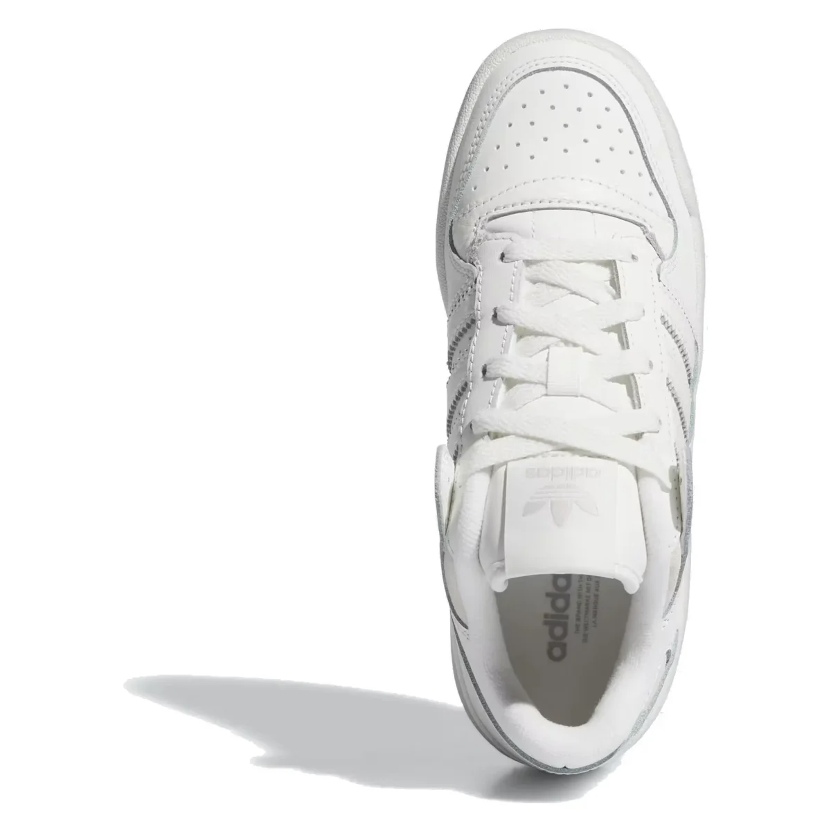 adidas Forum Low CL Core White Cloud White Grey One (GS)
