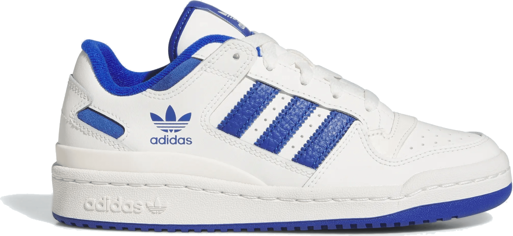 adidas Forum Low CL Core White Royal Blue (GS)