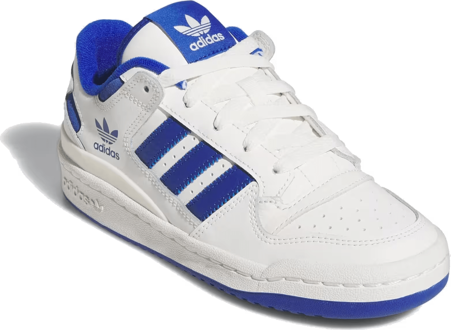 adidas Forum Low CL Core White Royal Blue (GS)