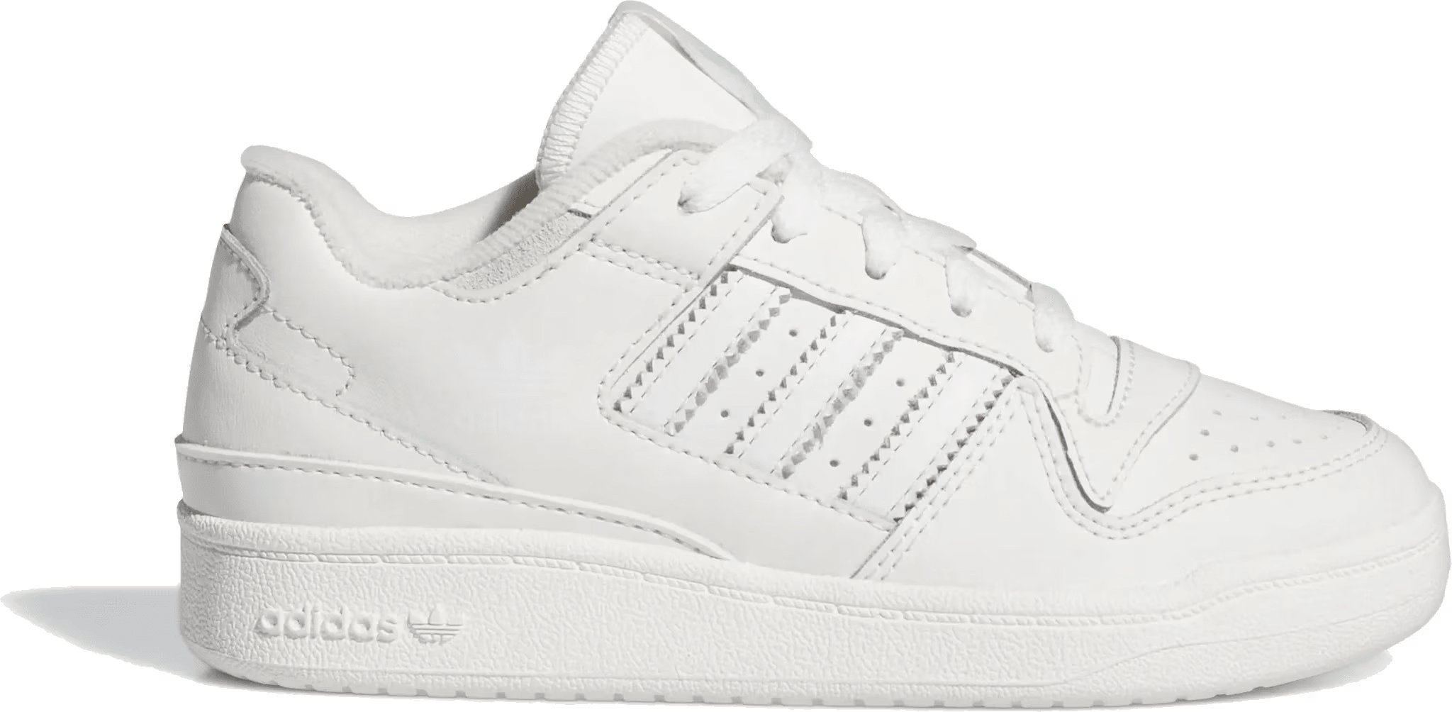 adidas Forum Low CL Core White Cloud White Grey One (PS)